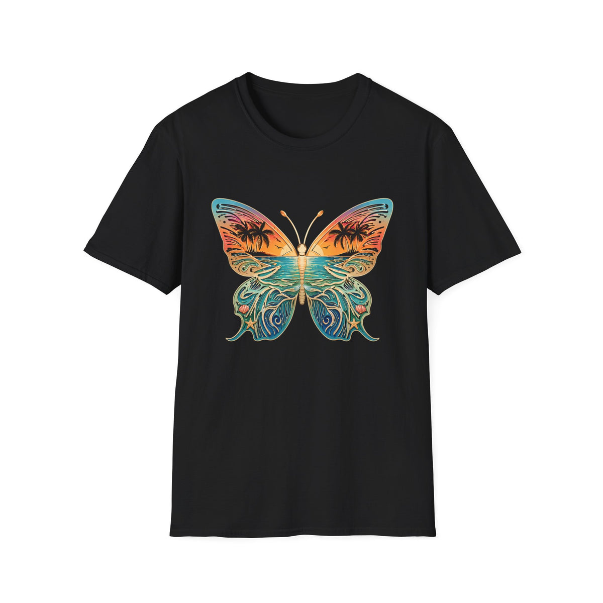 Beach Sunset Butterfly Design, product photo