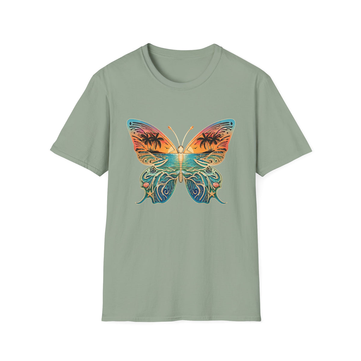 Beach Sunset Butterfly Design, product photo