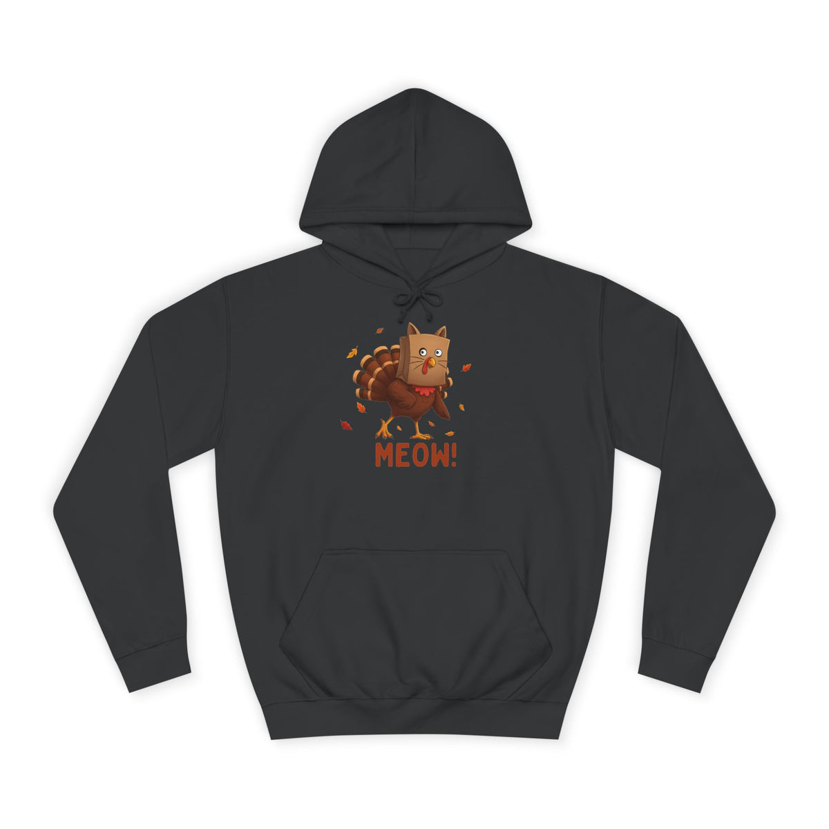 Meow turkey in cat disguise Thanksgiving hoodie product photo