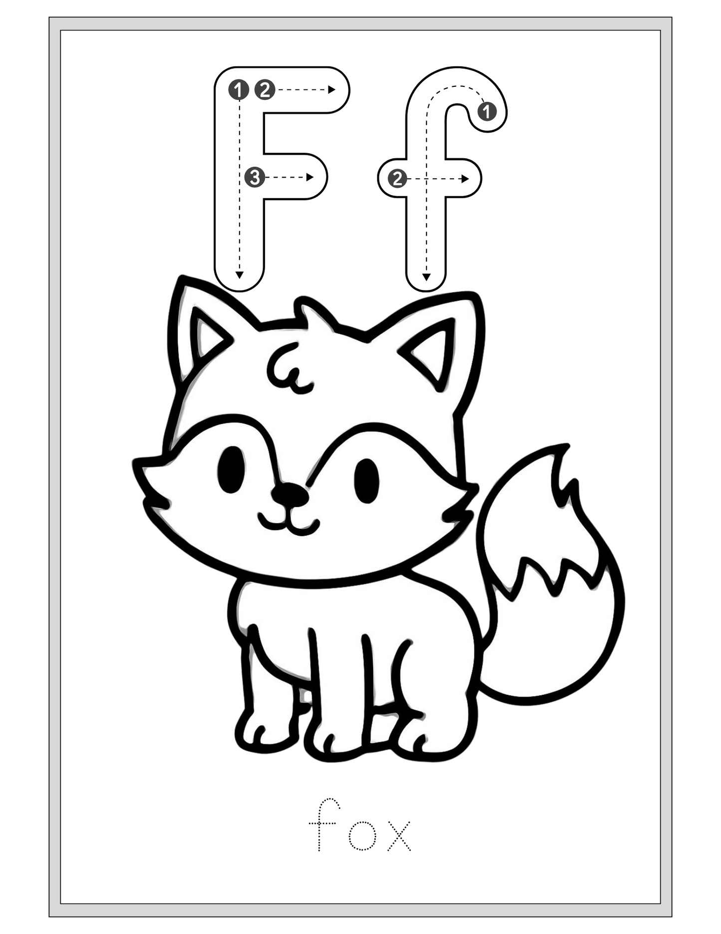 Alphabet Coloring Book, A–Z Animal Printable, Kids Learning & Coloring Pages, Instant Download Activity Book