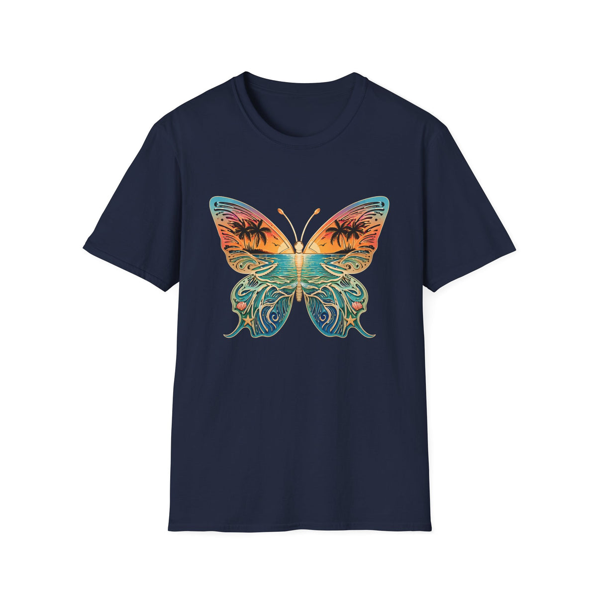 Beach Sunset Butterfly Design, product photo