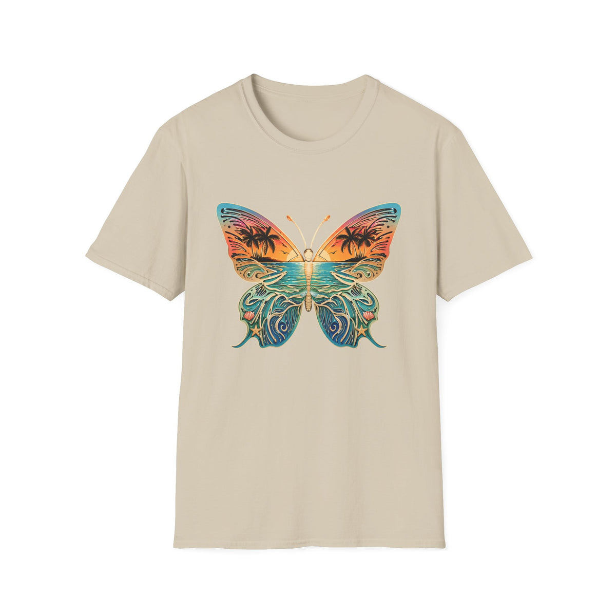 Beach Sunset Butterfly Design, product photo