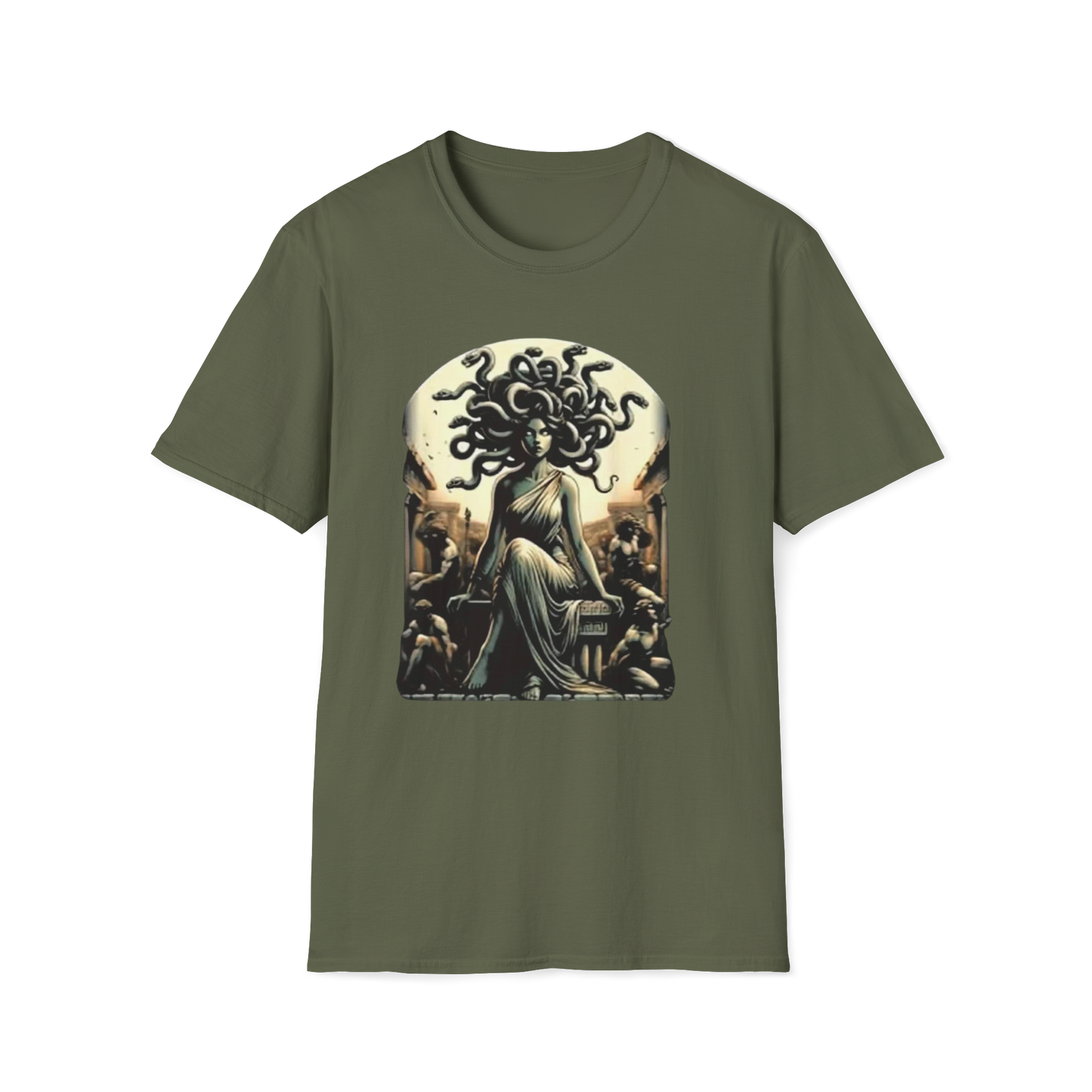 Stylish Mythology T-Shirt - Unisex Graphic Tee, Medusa Design, Dark Aesthetic Apparel, Gift for Mythology Fans, Casual Wear **FREE SHIPPING**