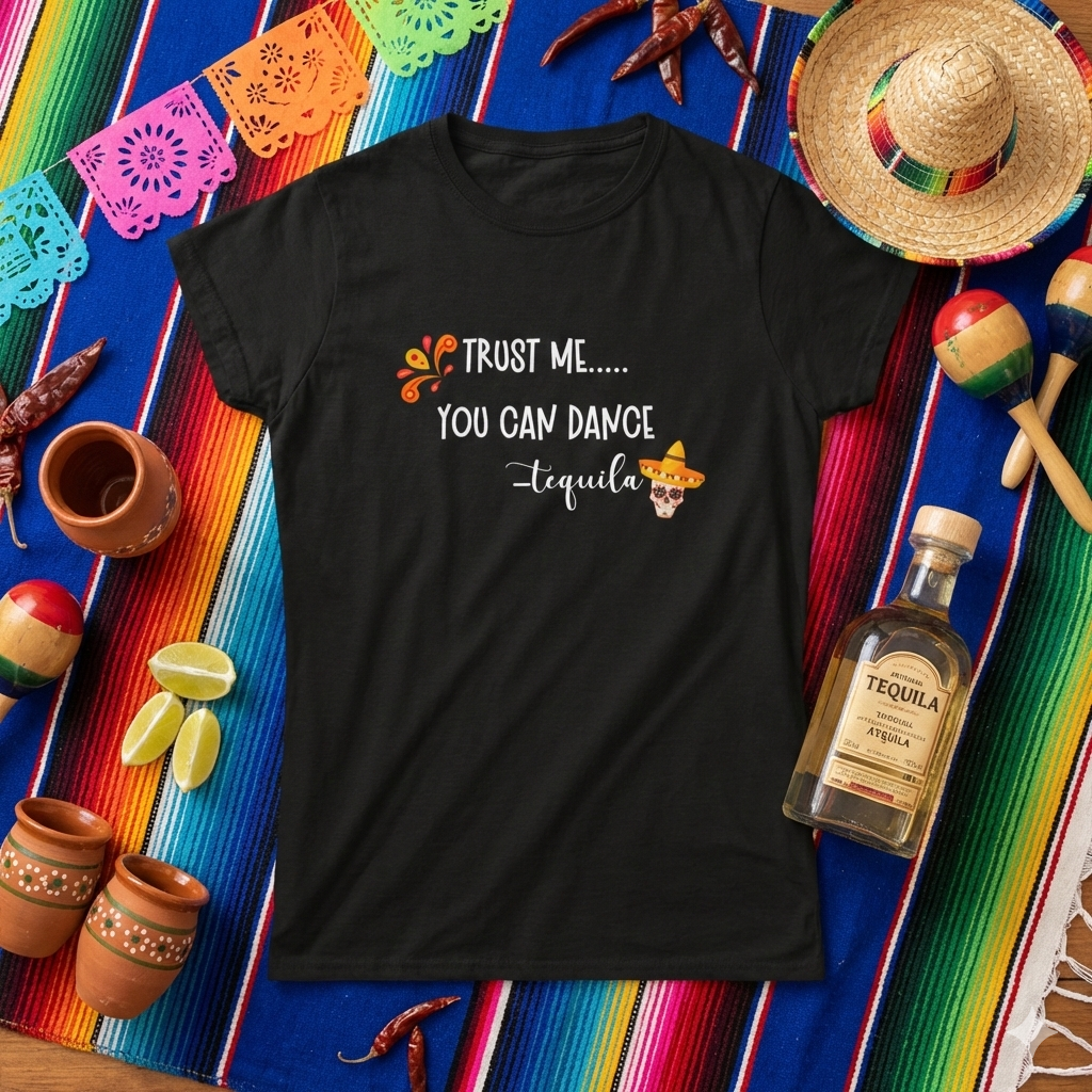 Trust Me, You can Dance - Tequila Women's fitted T-shirt, Gift for Best Friend, Funny T-shirt
