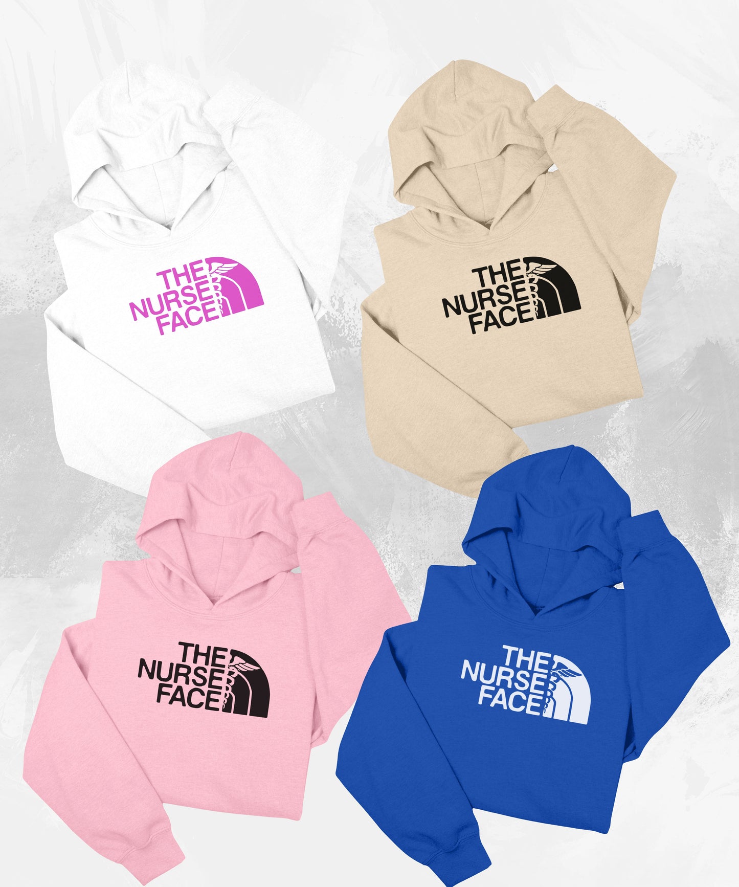 The NurseFace Unisex Hoodie, product photo