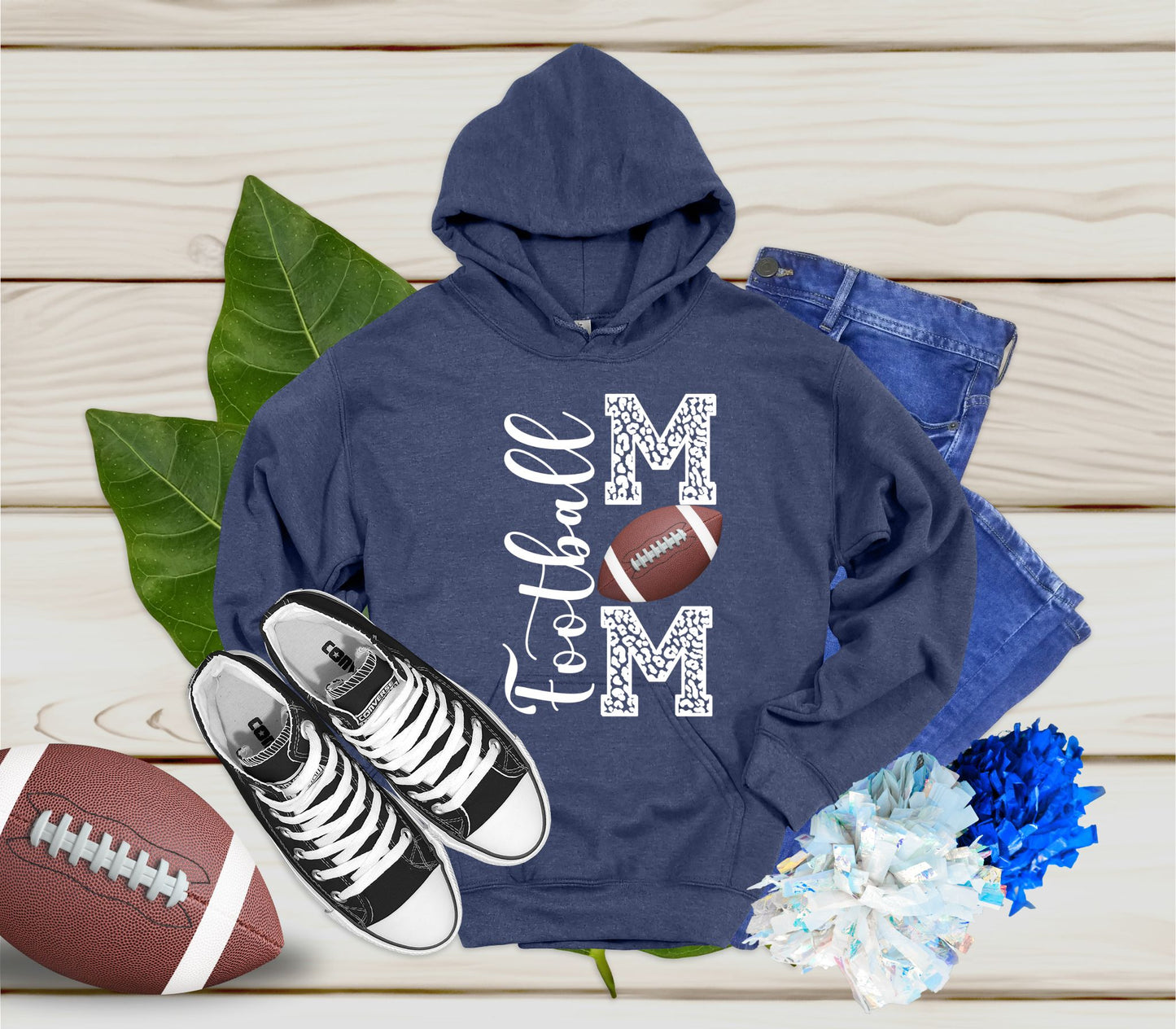 Football Mom Hoodie, Football Mama Hoodie, Cute Trendy Football Mom Hoodie, Football Gift, Sports Hoodie, Football Season