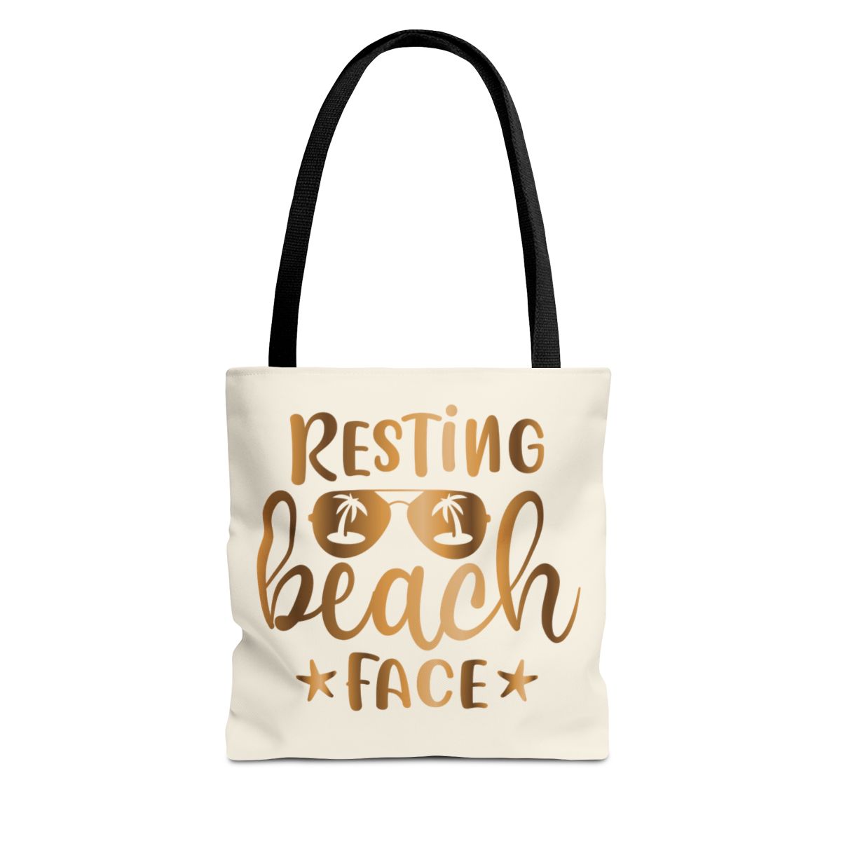 Resting Beach Face Summer Tote, Beach Bag, Overnight Bag, Cute Sassy Bag, Poolside Bag, Vacay Bag