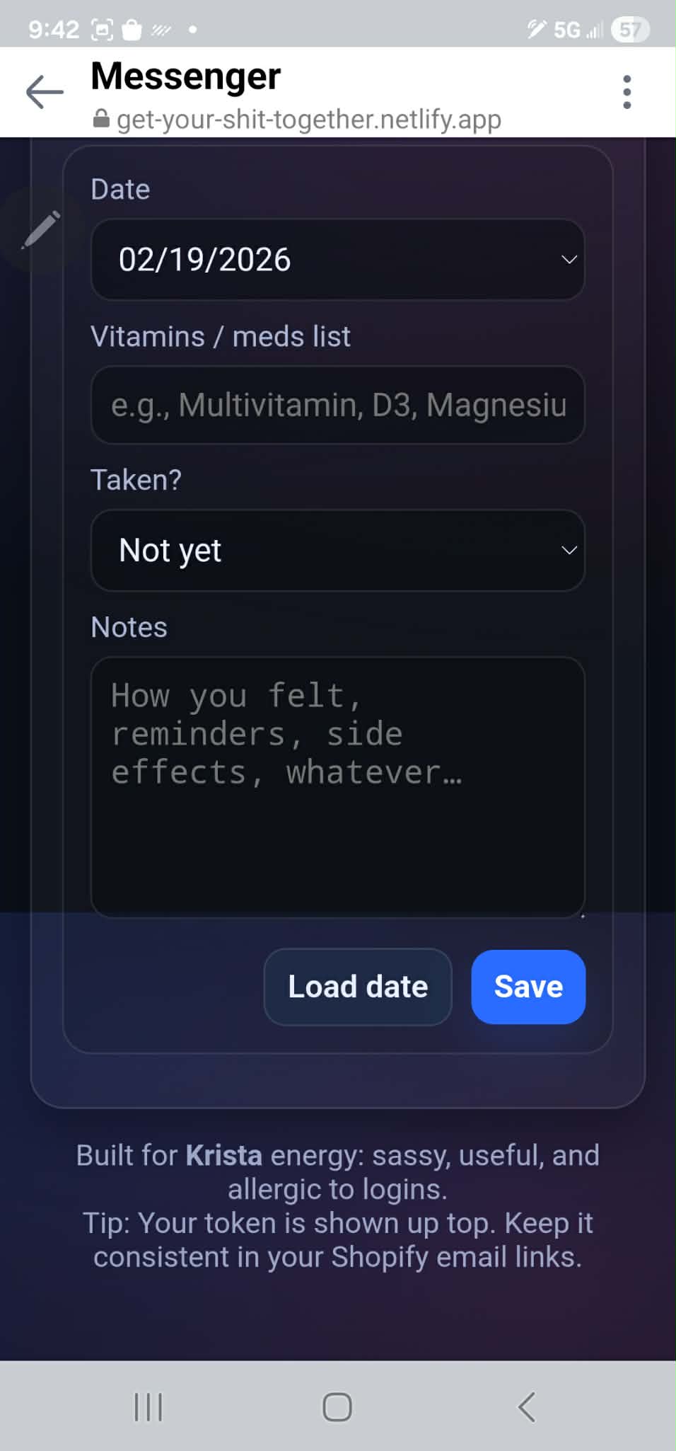 Get Your Sh*t Together — The No-BS Life Organizer- Interactive Web App + 14 Day System