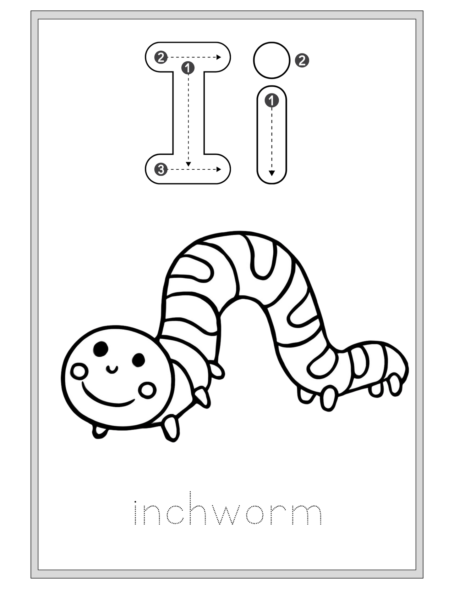 Alphabet Coloring Book, A–Z  Animal Printable, Kids Learning & Coloring Pages, Instant Download Activity Book