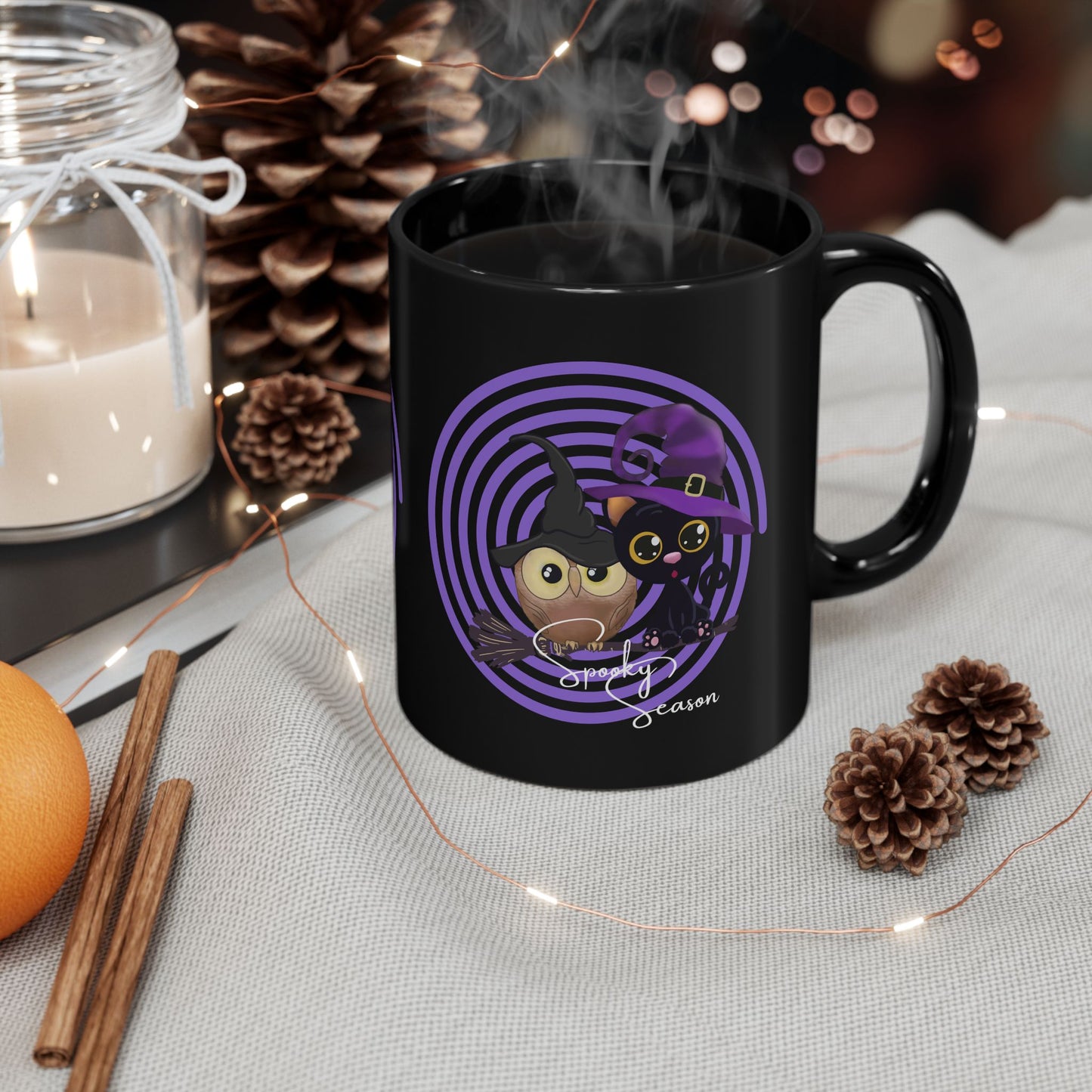 Spooky Season Black Mug