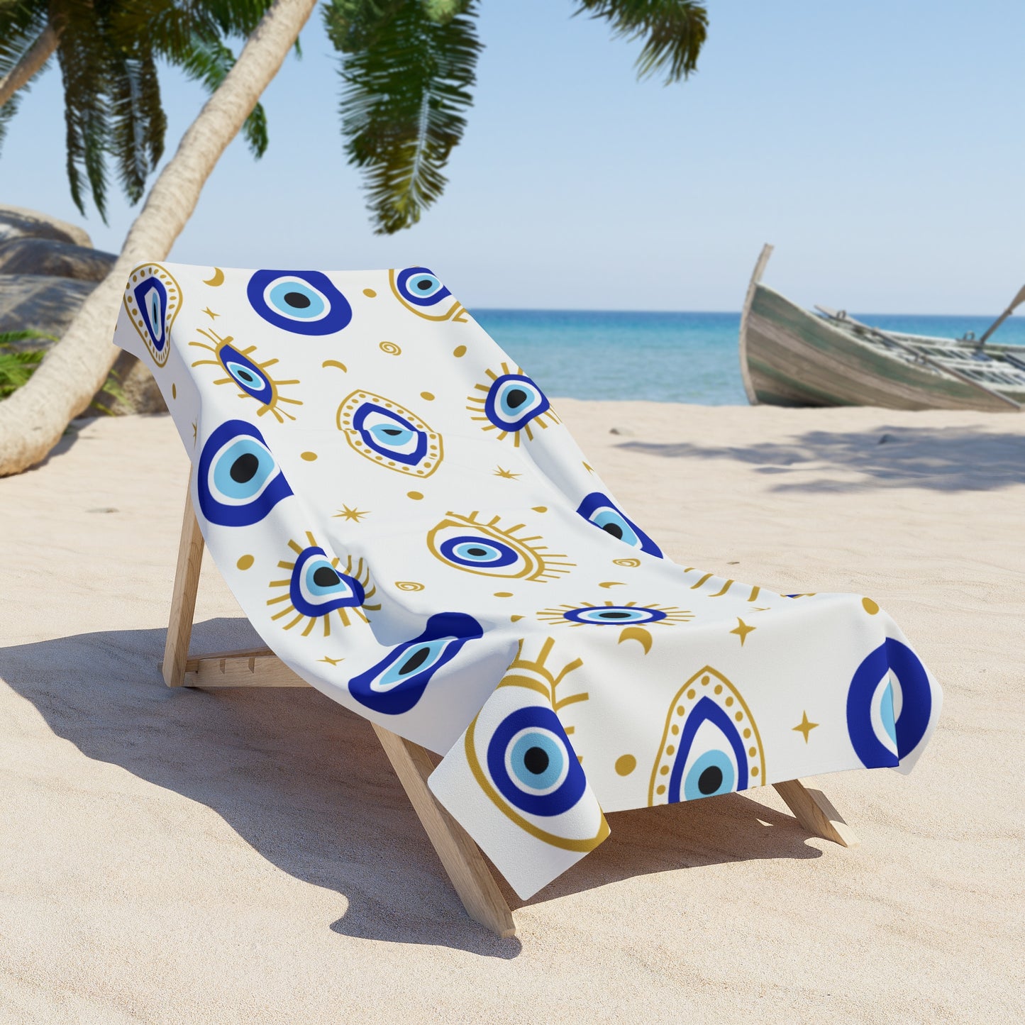 Evil Eye Beach Towel, 2 Sizes