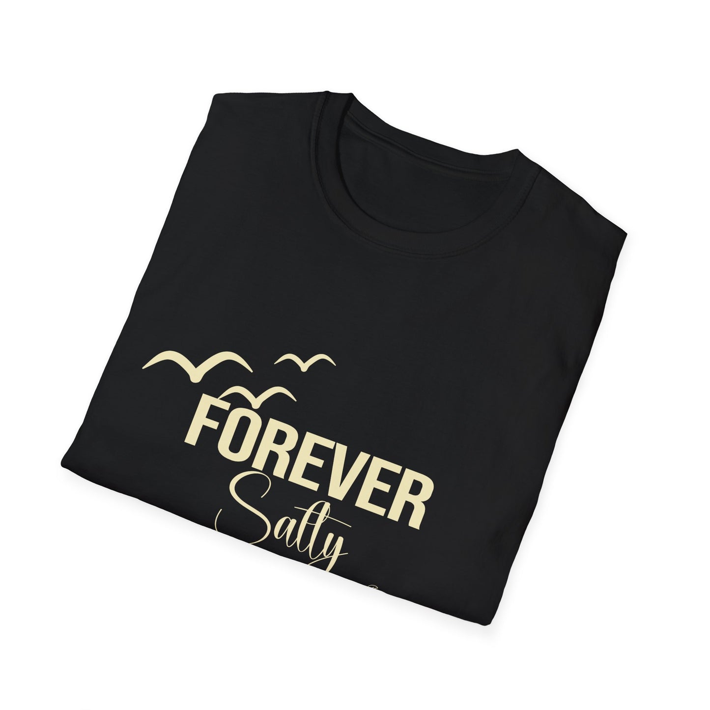 Forever Salty Shirt, Beach Graphic Tee, Coastal Aesthetic T-Shirt, Ocean Lover Gift, Summer Vacation Shirt, Cute Beach Outfit Top