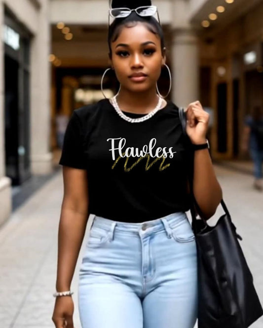 Flawless Women's Softstyle Tee - Perfect Gift for Her, Casual Wear, Empowerment Shirt, Birthday, Self-Love, Everyday Fashion