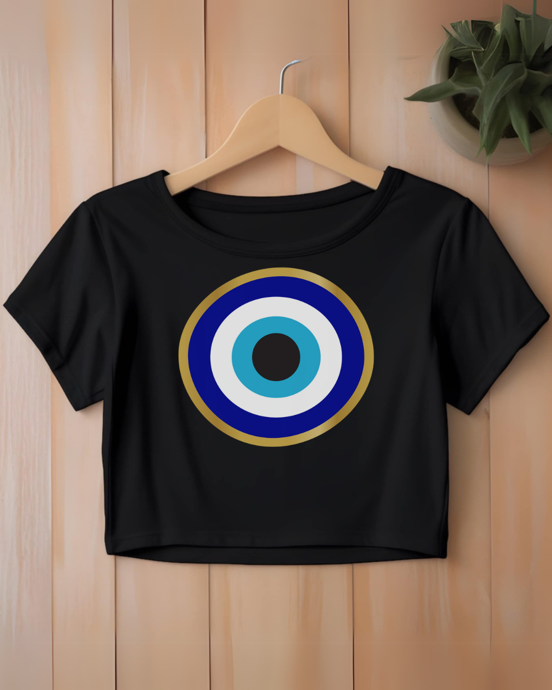 Evil Eye Crop Top | Boho Festival Tee | Mystic Protection Summer Shirt | Gift for Her
