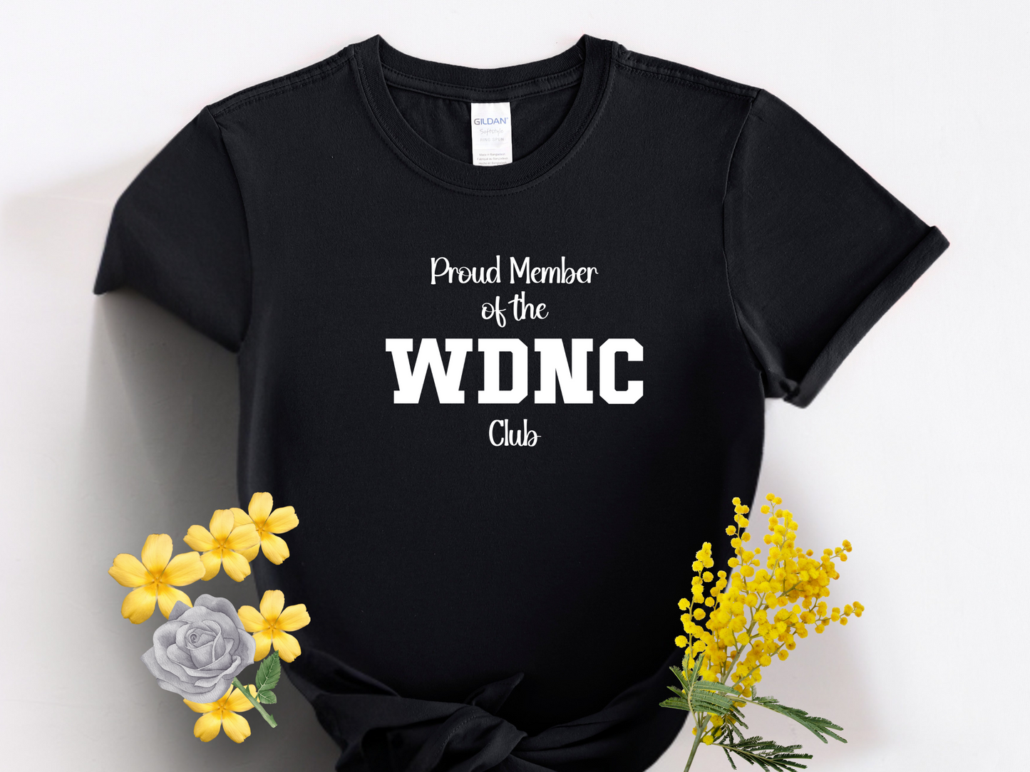 Proud Member WDNC Club Tee, Women's Softstyle Shirt, Casual Club Apparel, Gift for Club Members, Cute Everyday Wear, Unique Membership [...]