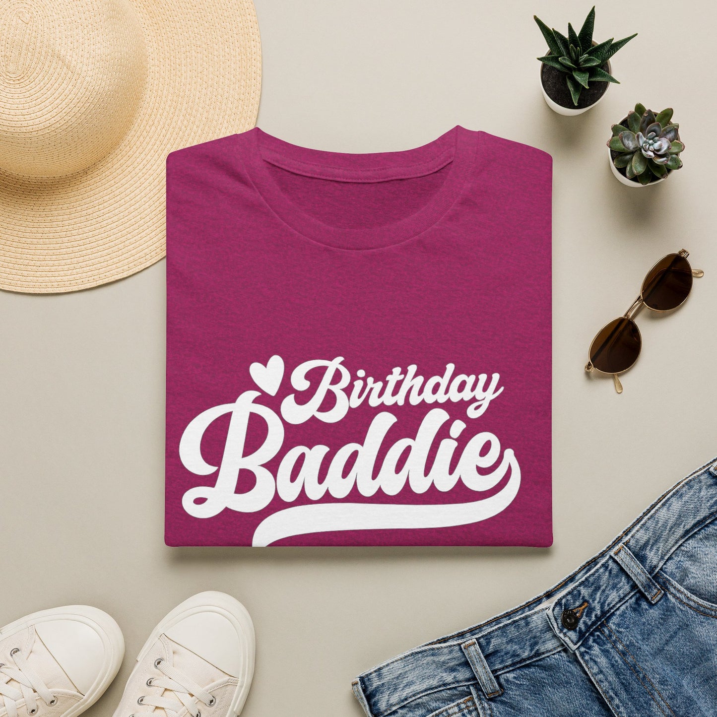 Birthday Baddie Shirt, Birthday Girl Tee, Cute Birthday Outfit, Birthday Queen Shirt, Women’s Birthday Graphic Tee, Birthday Party Top