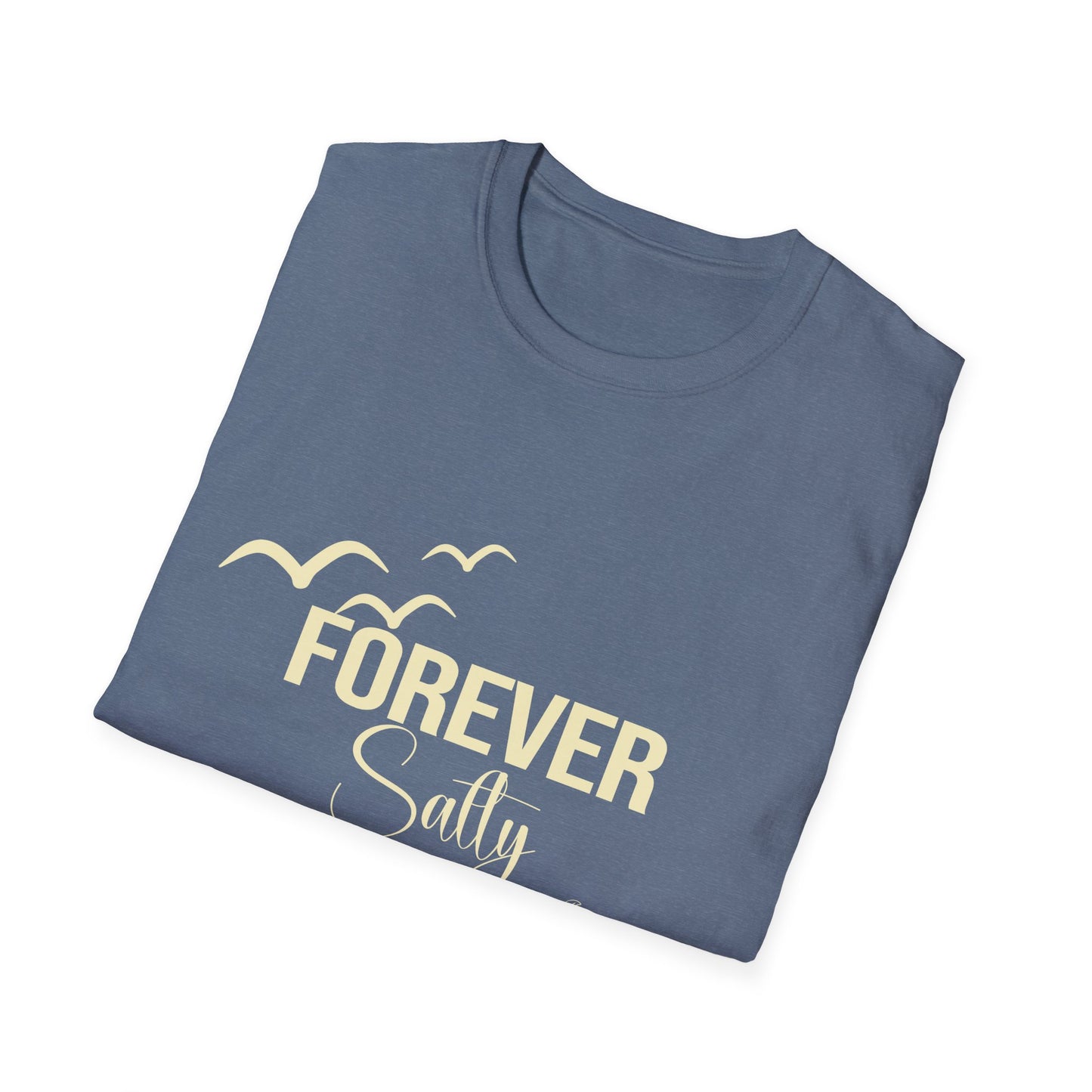 Forever Salty Shirt, Beach Graphic Tee, Coastal Aesthetic T-Shirt, Ocean Lover Gift, Summer Vacation Shirt, Cute Beach Outfit Top