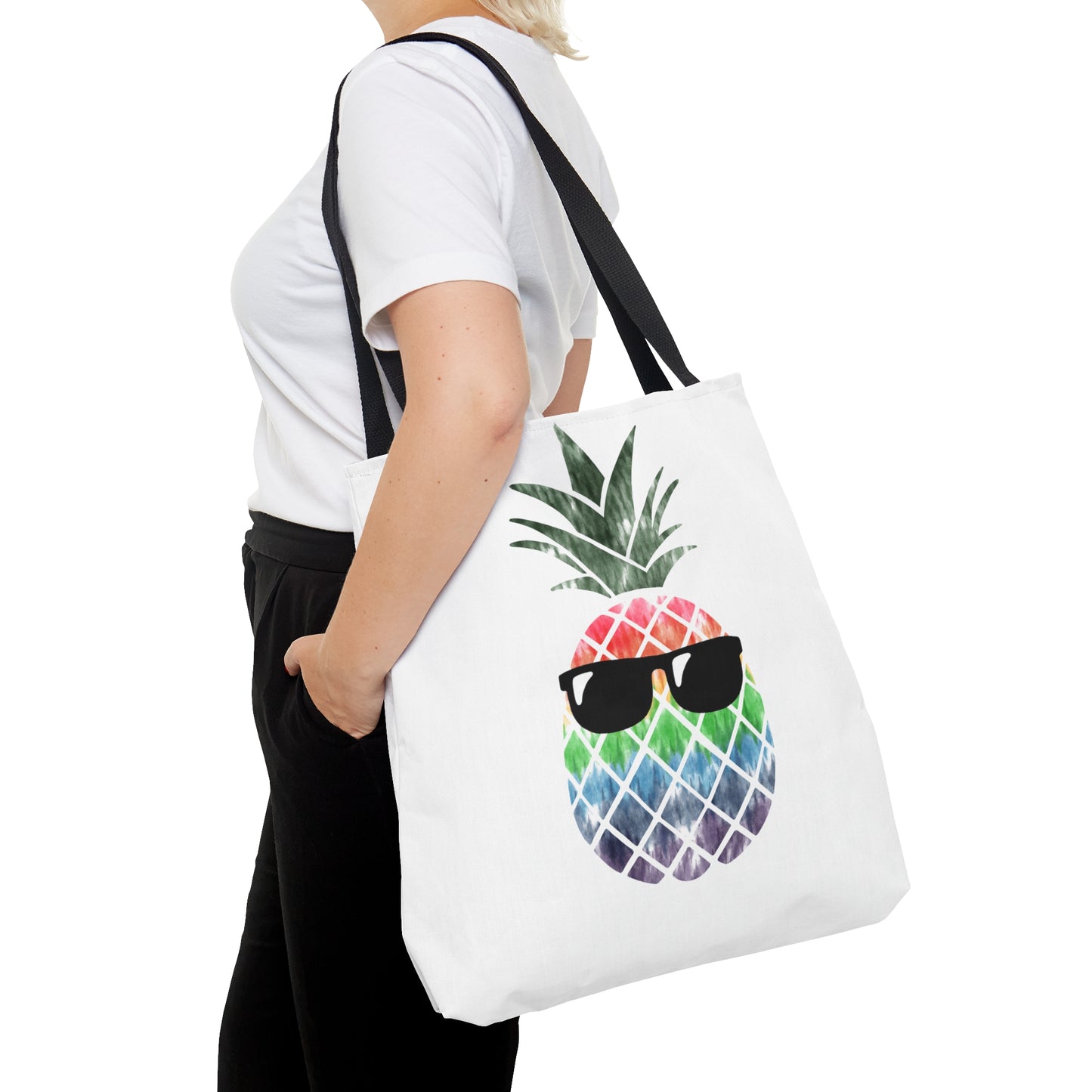 Pineapple Tote, Beach Bag, Vacation Bag,  Overnight Bag