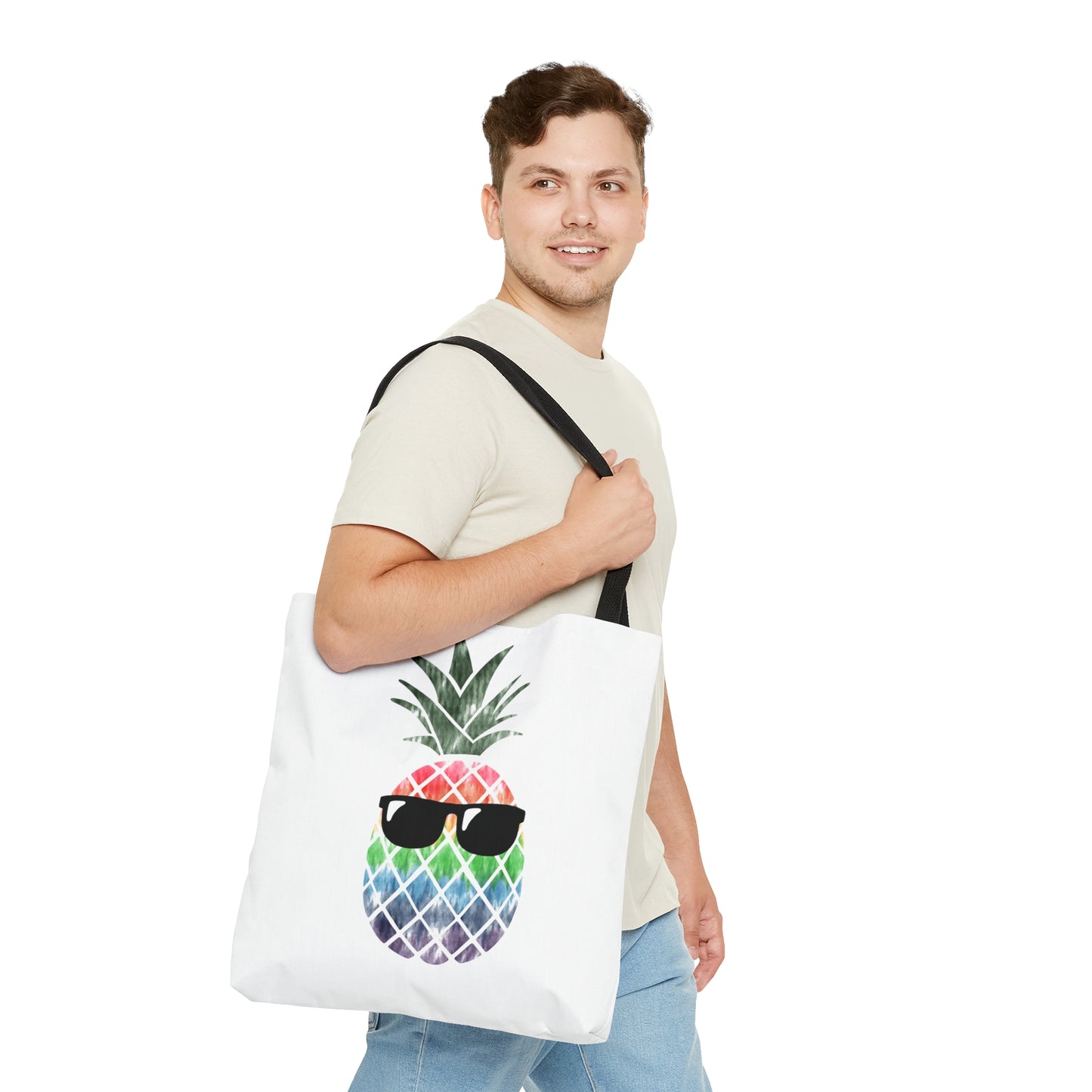 Pineapple Tote, Beach Bag, Vacation Bag,  Overnight Bag