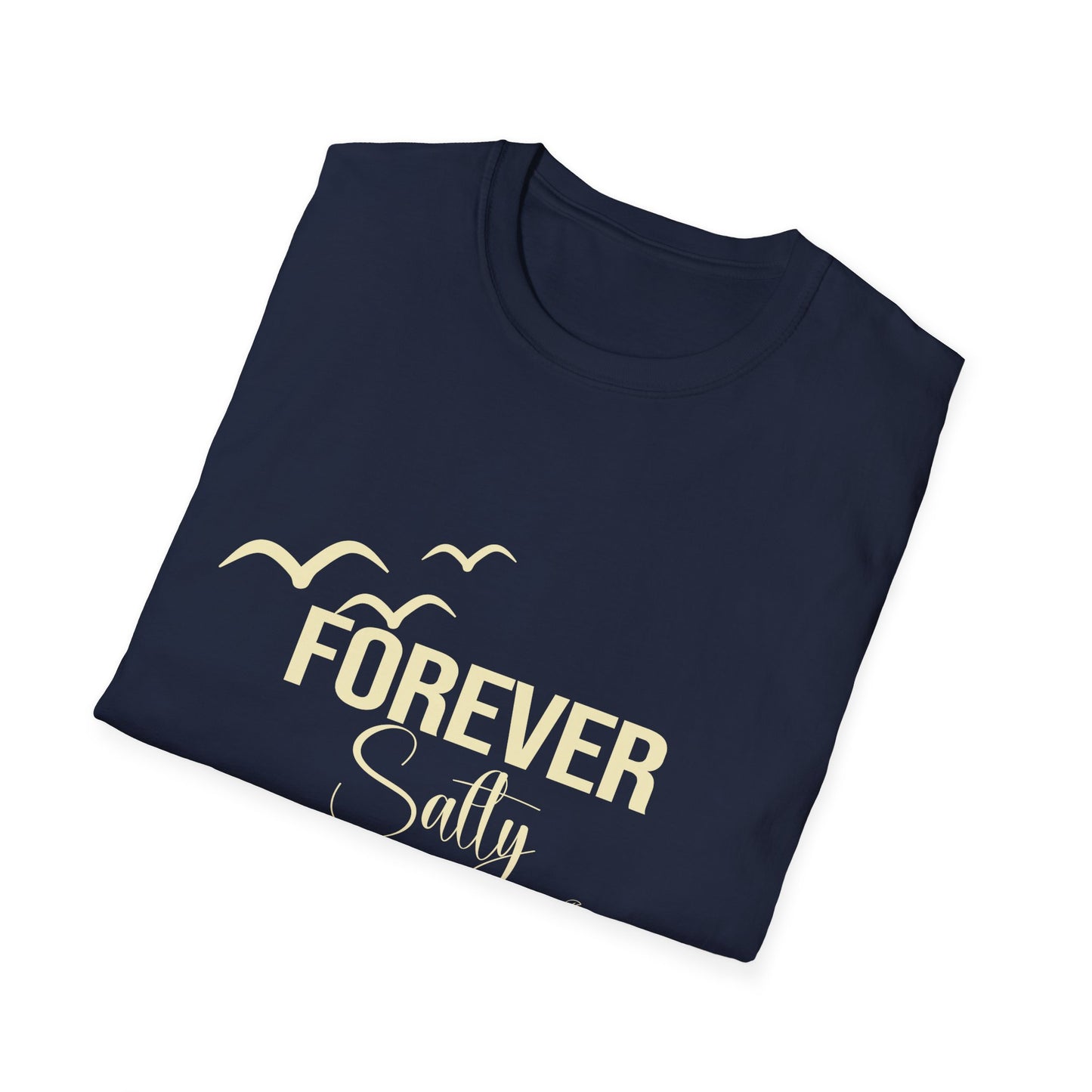 Forever Salty Shirt, Beach Graphic Tee, Coastal Aesthetic T-Shirt, Ocean Lover Gift, Summer Vacation Shirt, Cute Beach Outfit Top