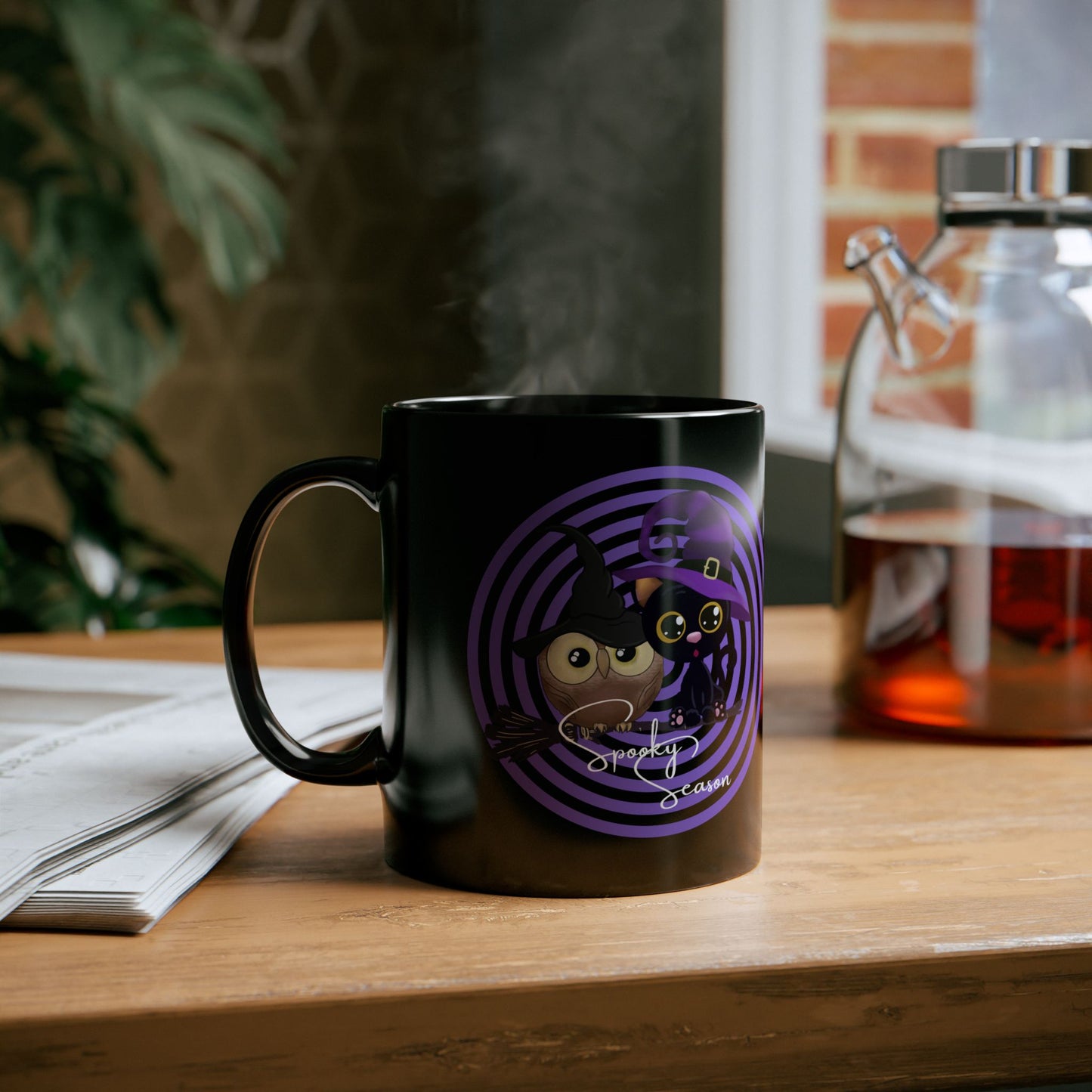 Spooky Season Black Mug