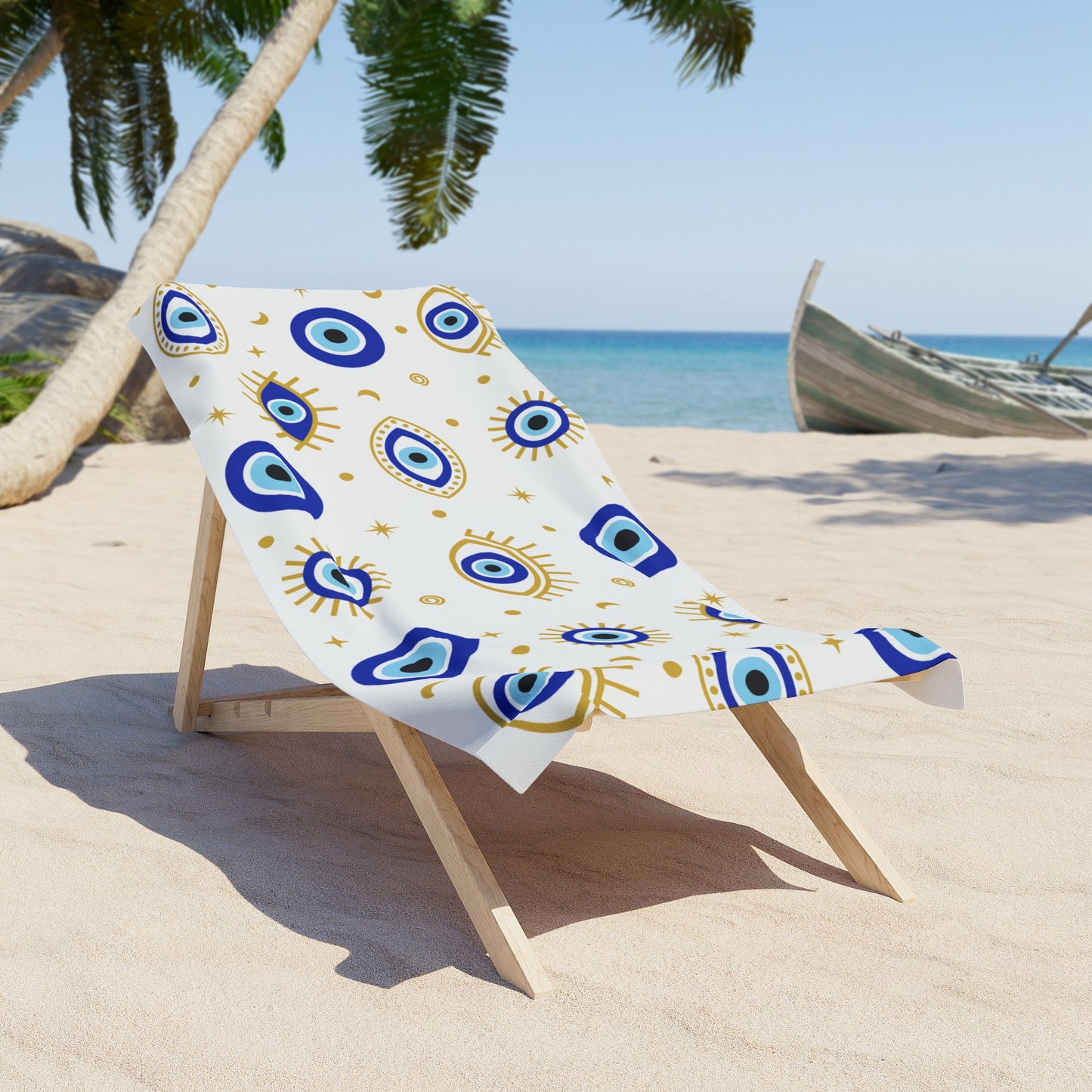 Evil Eye Beach Towel, 2 Sizes