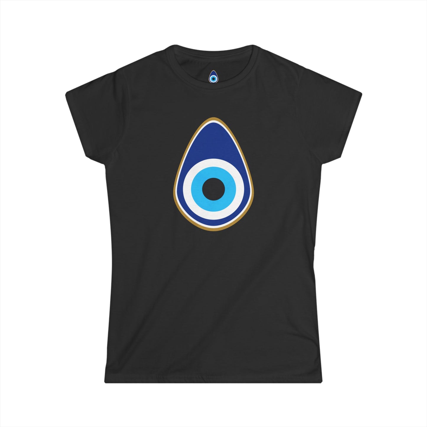 Women's Evil Eye Graphic Tee - Cute Casual Shirt, Boho Style, Gift for Her, Summer Daywear, Spiritual Protection T-Shirt