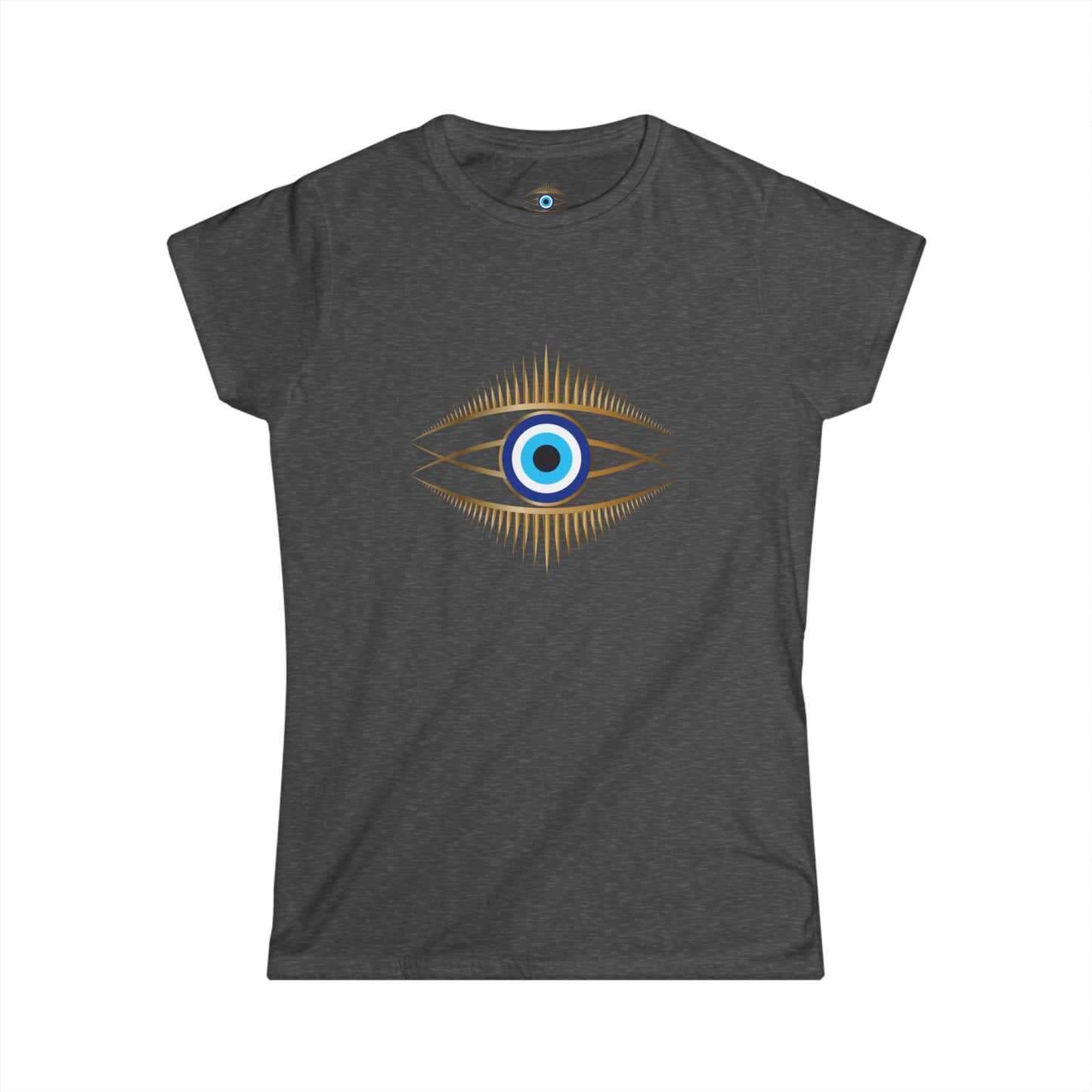 Women's Eye Symbol Tee - Spiritual Shirt, Boho Style, Gift for Her, Casual Wear, Trendy Top