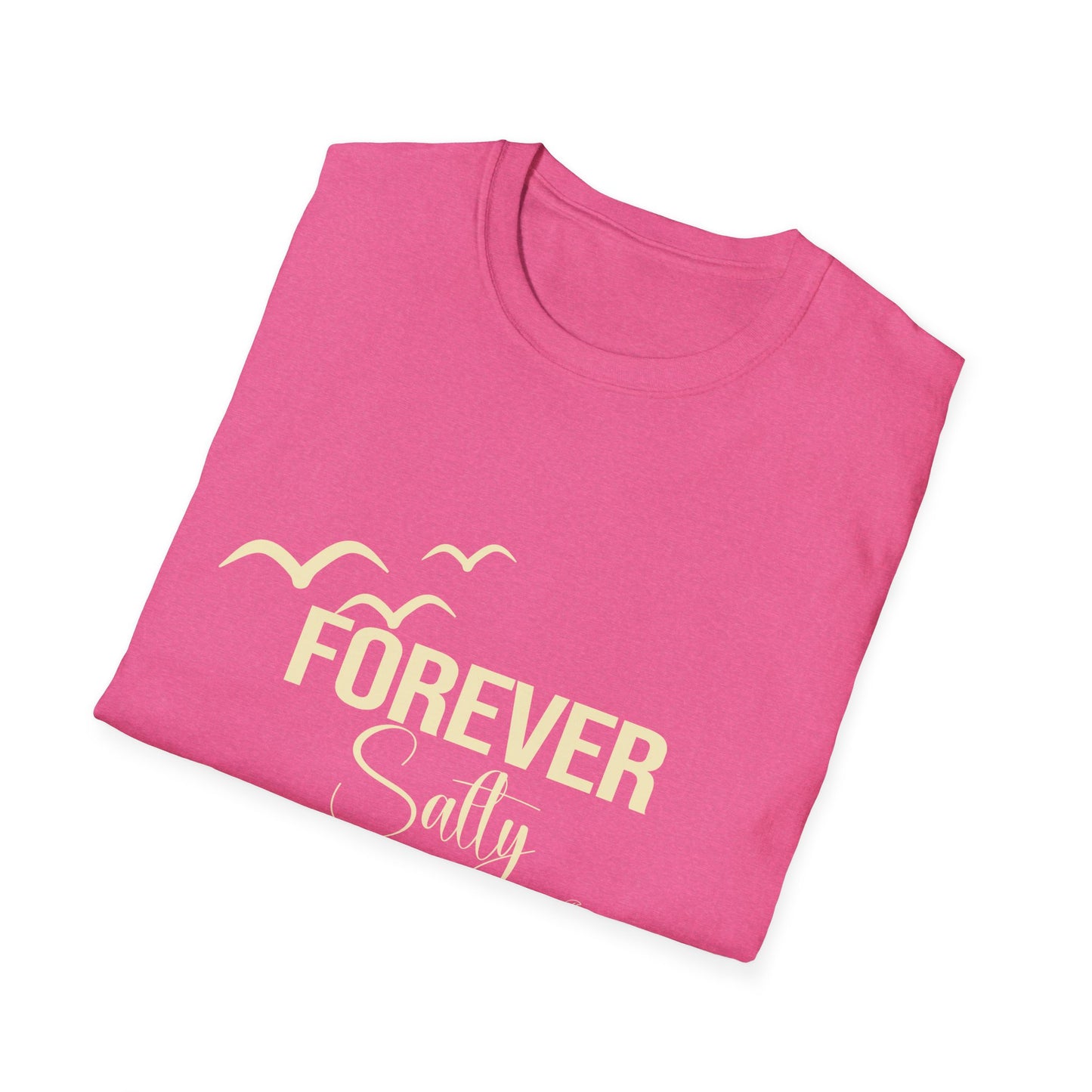 Forever Salty Shirt, Beach Graphic Tee, Coastal Aesthetic T-Shirt, Ocean Lover Gift, Summer Vacation Shirt, Cute Beach Outfit Top