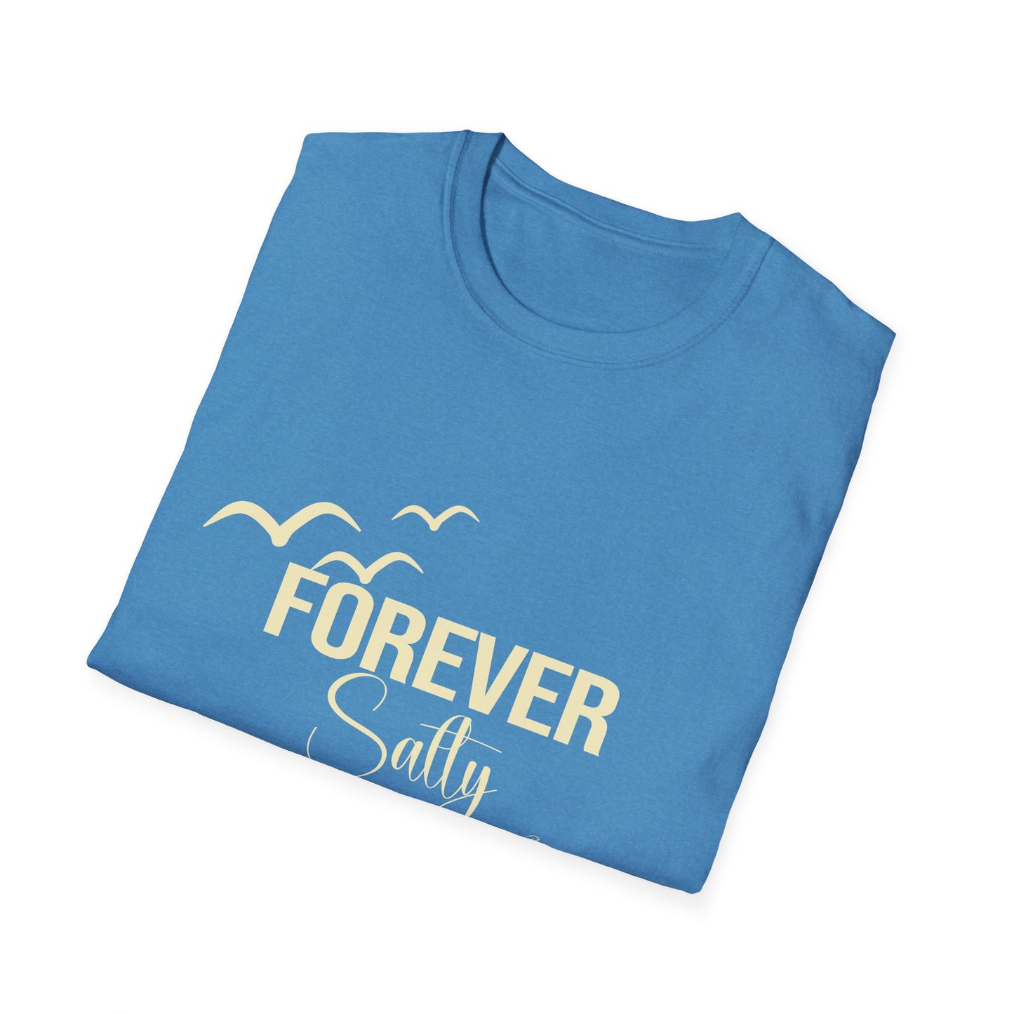 Forever Salty Shirt, Beach Graphic Tee, Coastal Aesthetic T-Shirt, Ocean Lover Gift, Summer Vacation Shirt, Cute Beach Outfit Top