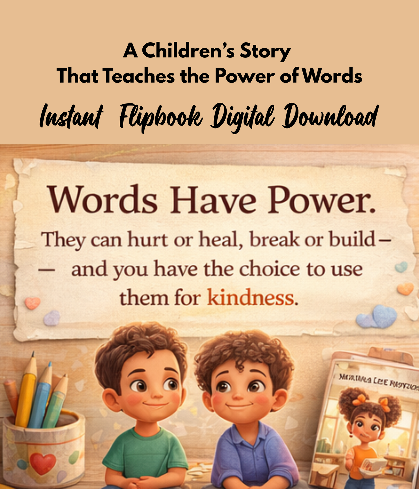 The Words That Hurt – A Heartfelt Children’s Story About Kindness, Empathy & the Power of Words | 3D Illustrated Storybook (Ages 6–10)