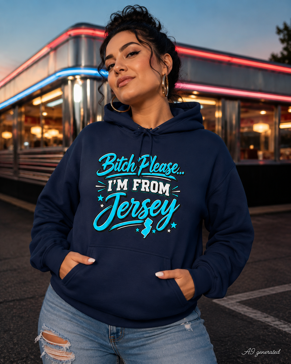 Bitch Please I’m From Jersey Hoodie, New Jersey Sweatshirt, Funny NJ Hoodie, Jersey Girl Gift