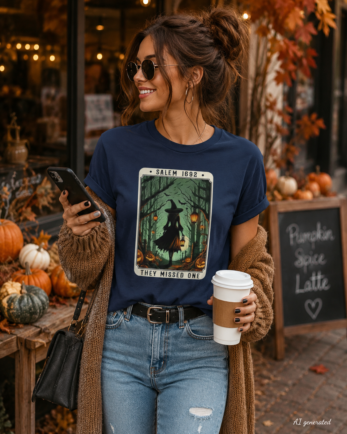 Salem 1692 Witchy Unisex T-Shirt, Halloween Tee, Spooky Shirt, Salem Witch T-Shirt, Witchcraft Apparel, Vintage Halloween Costume