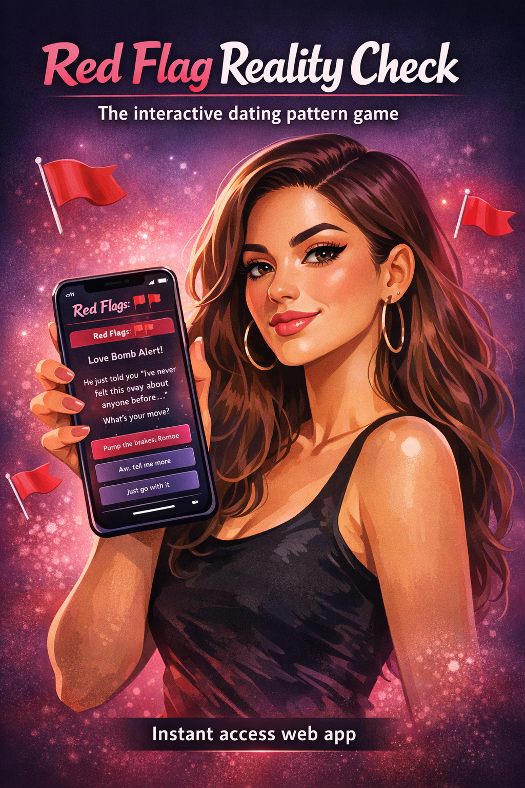 Red Flag Reality Check — The Sassy Dating Pattern Game