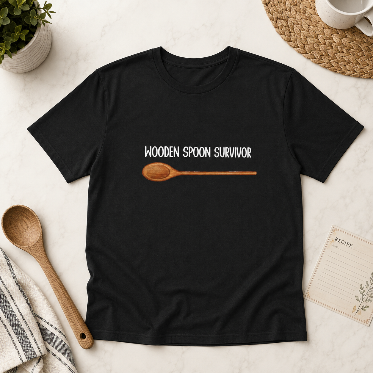 Wooden Spoon Survivor Unisex Tee, Funny Tshirts, Survival of The Fittest, Gift for Her, Gift for Him, Gen X