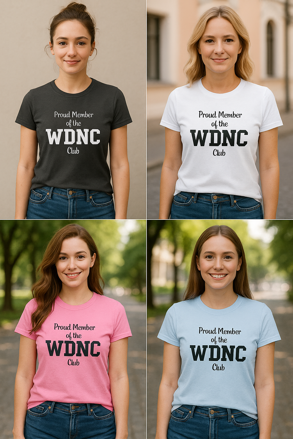 Proud Member WDNC Club Tee, Women's Softstyle Shirt, Casual Club Apparel, Gift for Club Members, Cute Everyday Wear, Unique Membership [...]