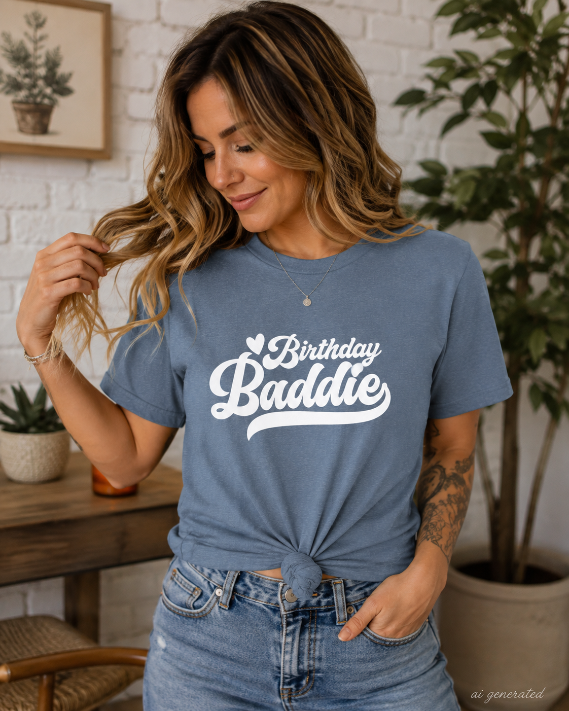 Birthday Baddie Shirt, Birthday Girl Tee, Cute Birthday Outfit, Birthday Queen Shirt, Women’s Birthday Graphic Tee, Birthday Party Top