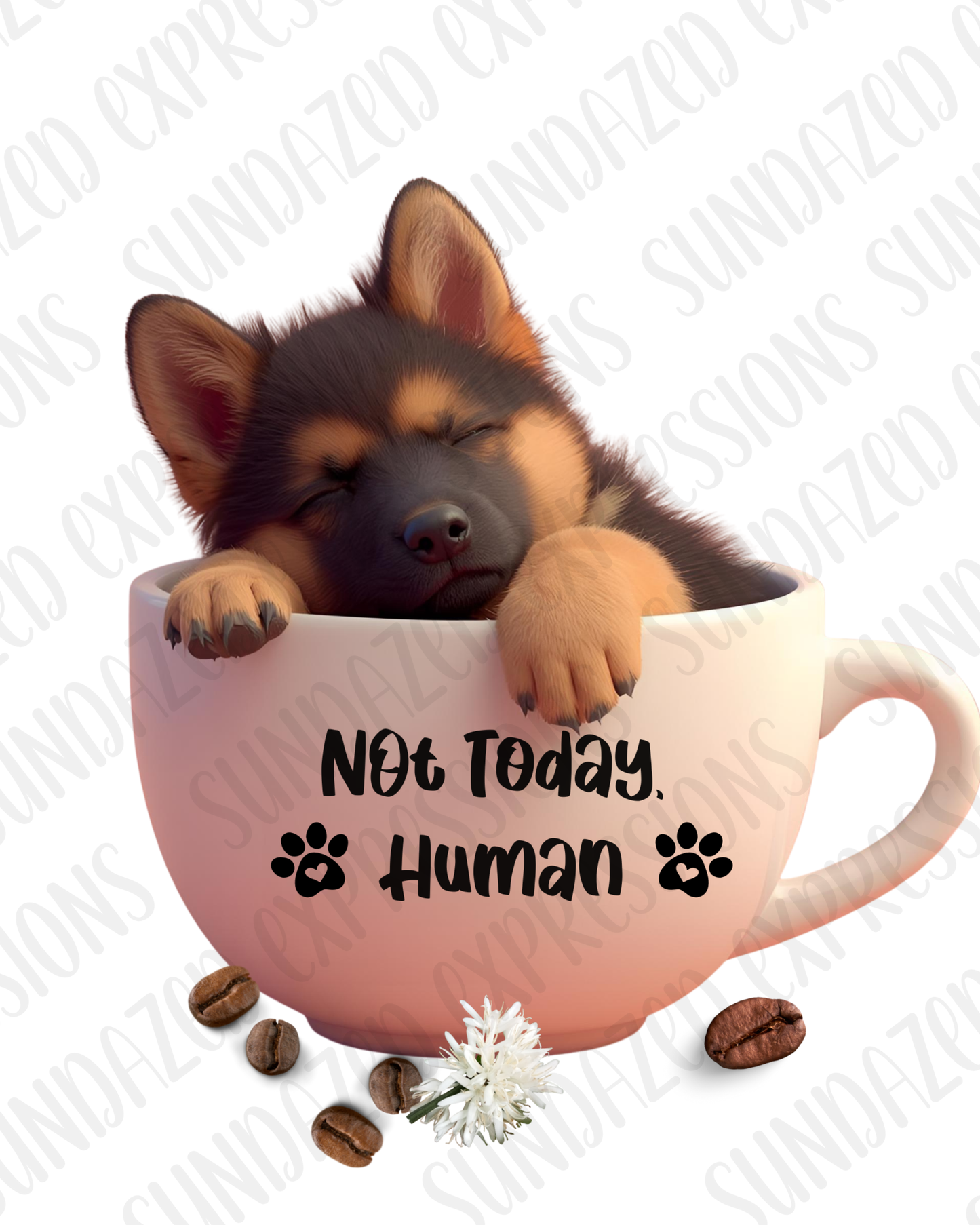 Coffee Pup Clipart Bundle – 17 PNGs, 2000×2500, Transparent – Puppy in Mug, Cute Coffee Stickers, Sublimation, Scrapbook, POD
