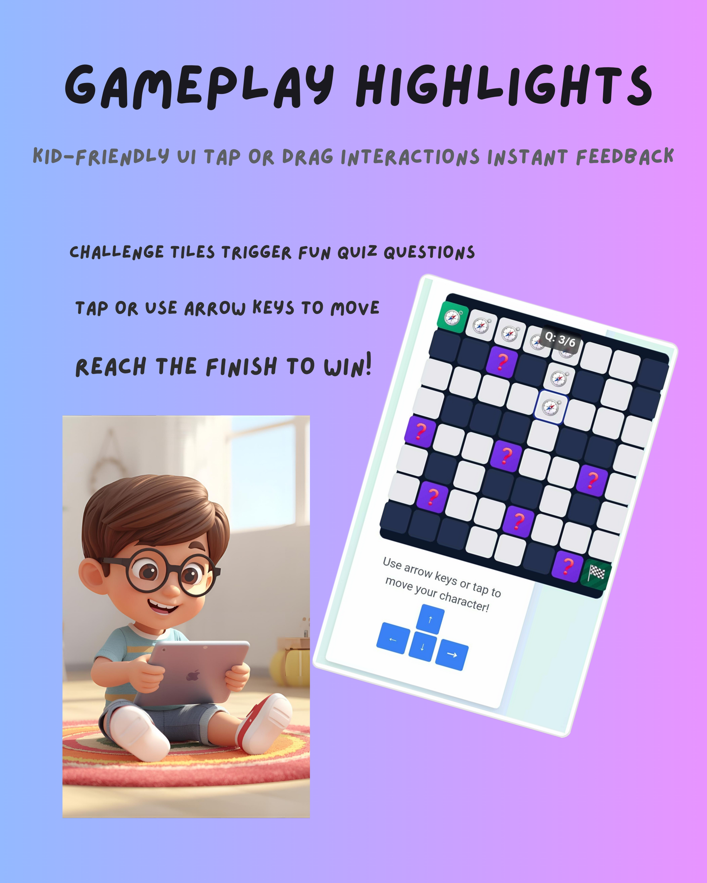 Kids Learning Game Bundle: Memory Match, Money Math, Maze Quiz (Instant Download)