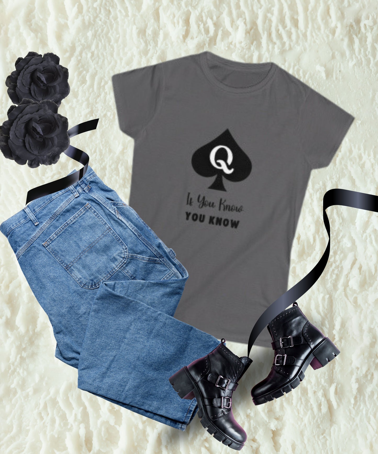 Queen of Spadez-If You Know You Know Women's Short Sleeve T-Shirt, Funny T-shirts, Dark Humor, Gift for girlfriend, Gift for Her