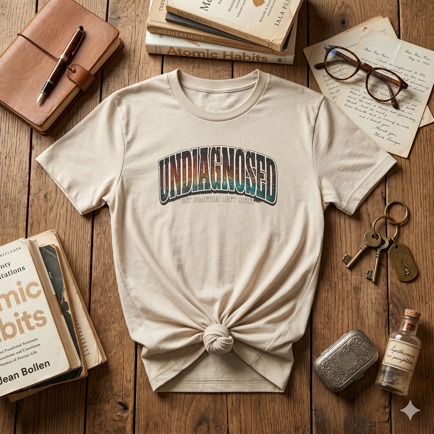 Undiagnosed But Something Ain’t Right Shirt, Funny Mental Health Shirt, Sarcastic Humor Tee, Dark Humor Shirt, Relatable Meme Shirt, Funny Saying Tee