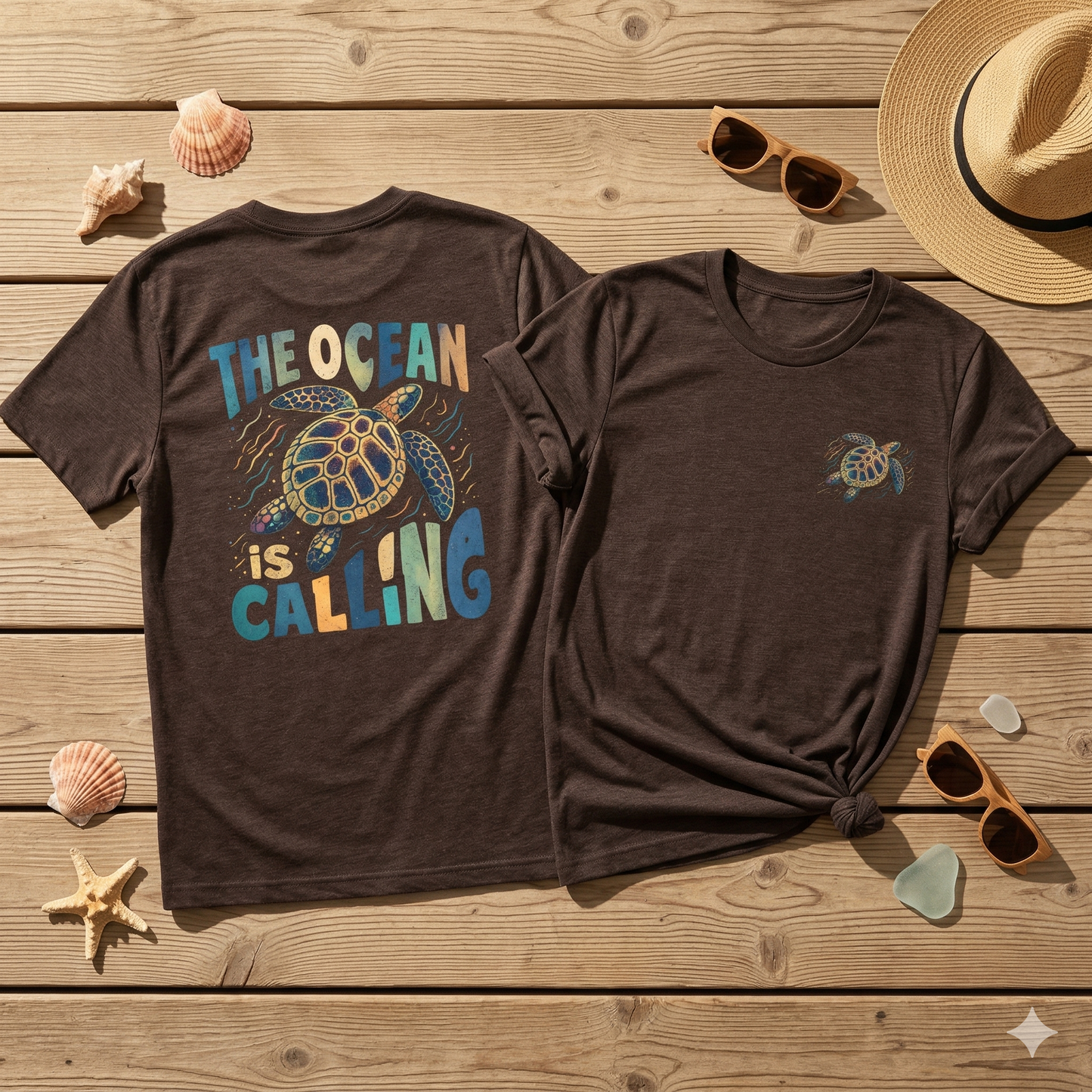 Sea Turtle Shirt, Ocean Turtle Graphic Tee, Beach Aesthetic Shirt, Coastal Vibes Tee, Tropical Turtle Design, Ocean Lover Gift, Summer Beach Shirt