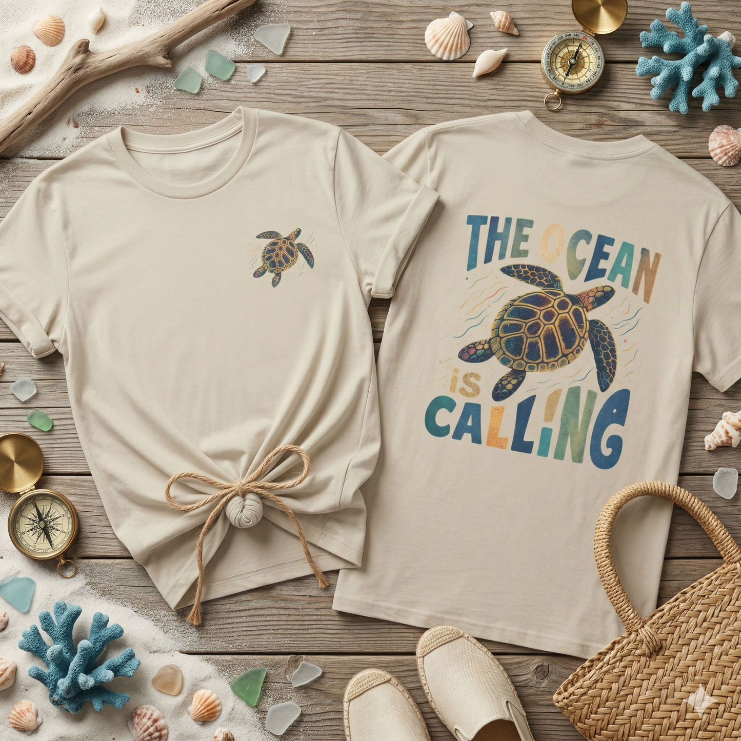 Sea Turtle Shirt, Ocean Turtle Graphic Tee, Beach Aesthetic Shirt, Coastal Vibes Tee, Tropical Turtle Design, Ocean Lover Gift, Summer Beach Shirt