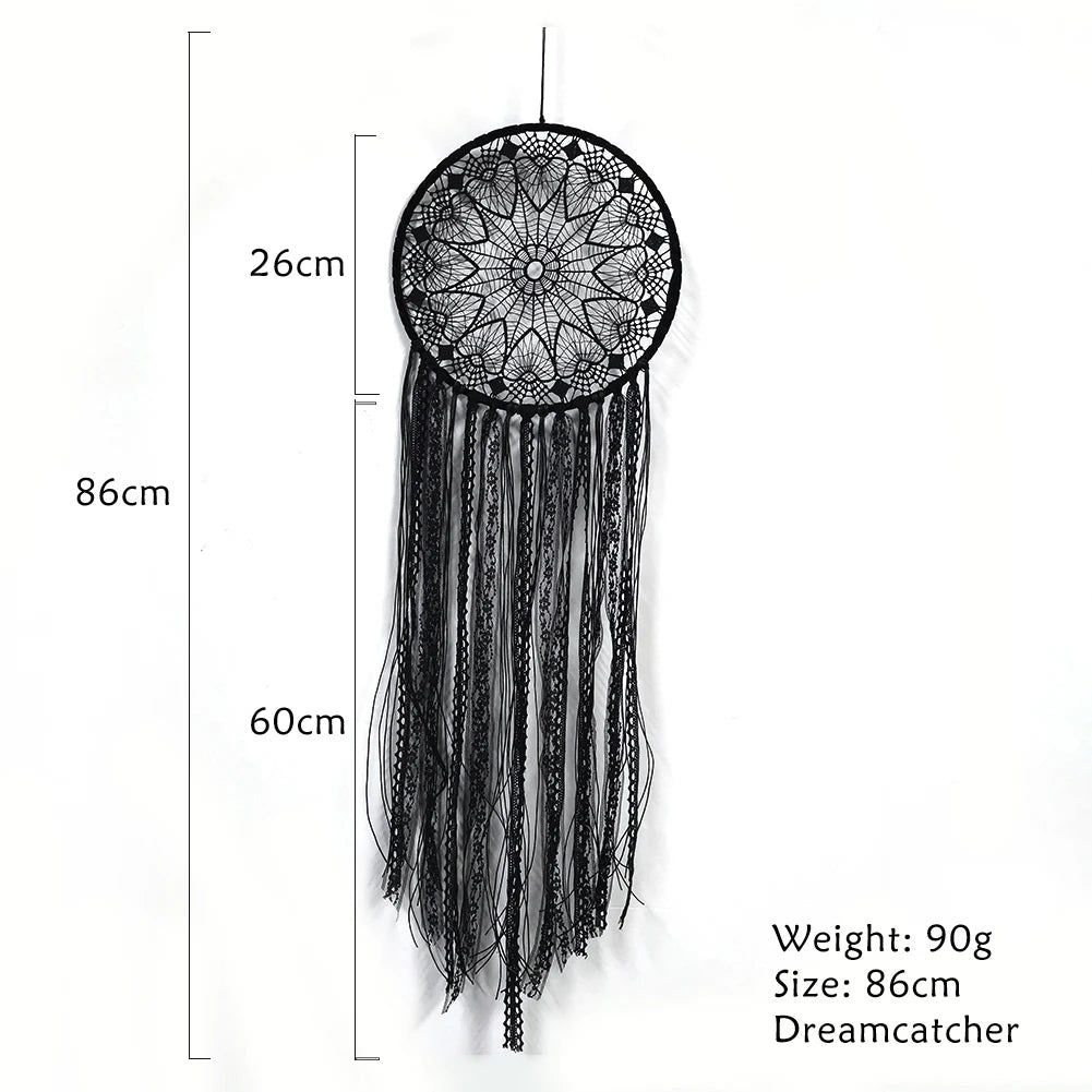 Dream Catcher Evil Eye DreamCatchers Boho Home Decor Large Black Turkish Eye Room Decoration Christmas Wall Haning Ornament Gift