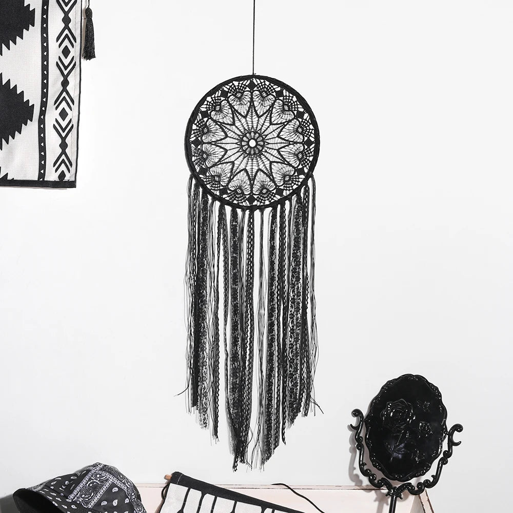 Dream Catcher Evil Eye DreamCatchers Boho Home Decor Large Black Turkish Eye Room Decoration Christmas Wall Haning Ornament Gift