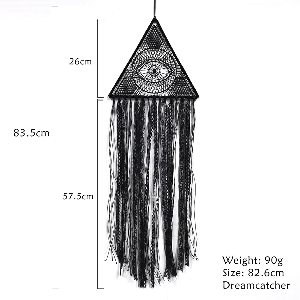 Dream Catcher Evil Eye DreamCatchers Boho Home Decor Large Black Turkish Eye Room Decoration Christmas Wall Haning Ornament Gift