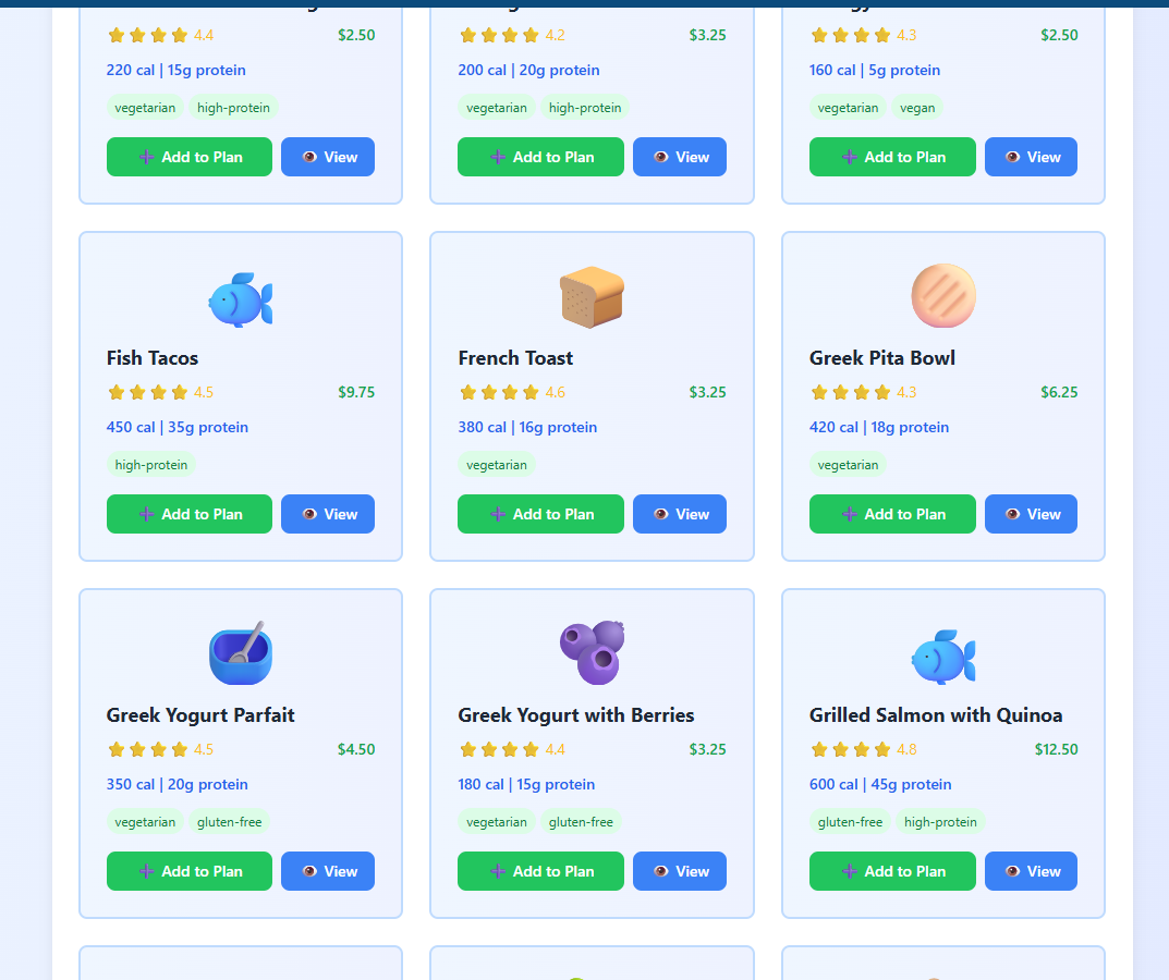 Interactive Advanced Meal Planner App – Smart Meal Planning, Calorie Count, Grocery List & Food Tracker (Digital Download)