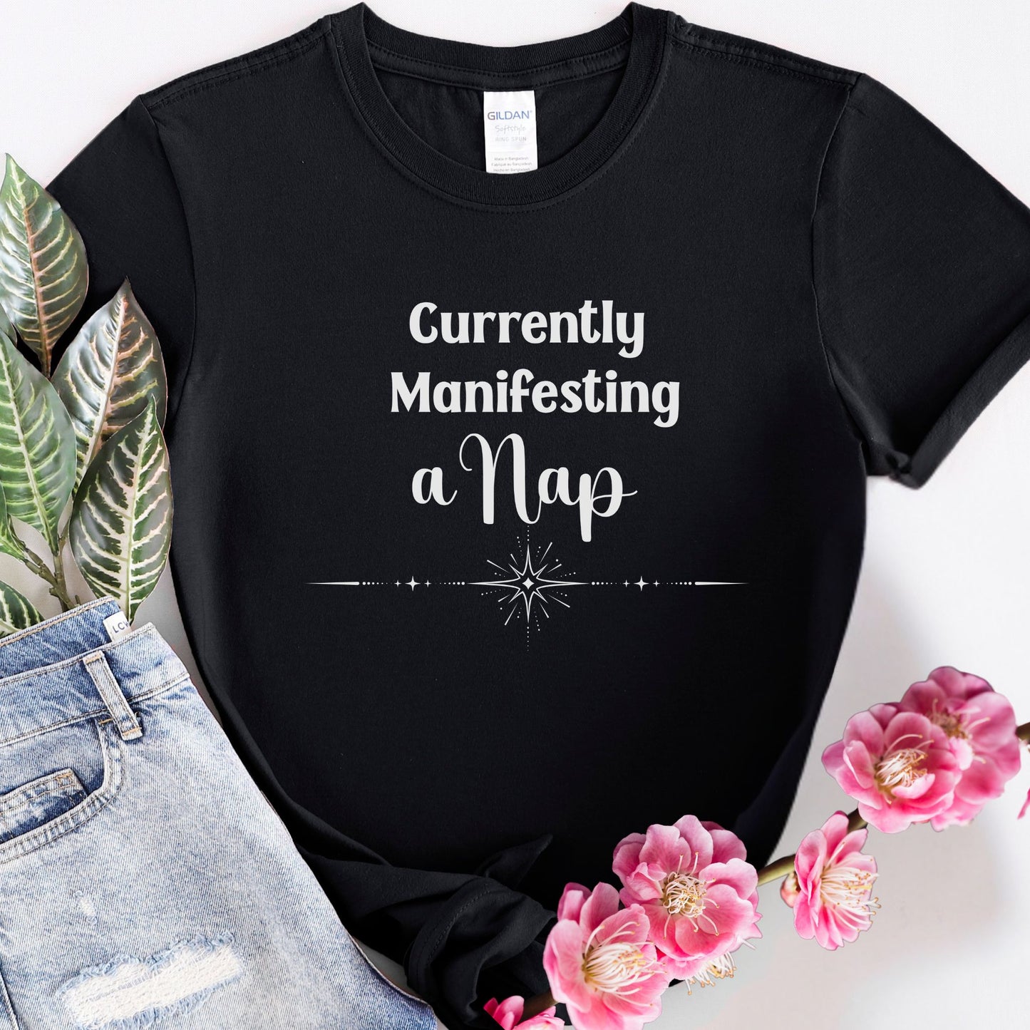 Currently Manifesting a Nap | Cute Shirt for Relaxation