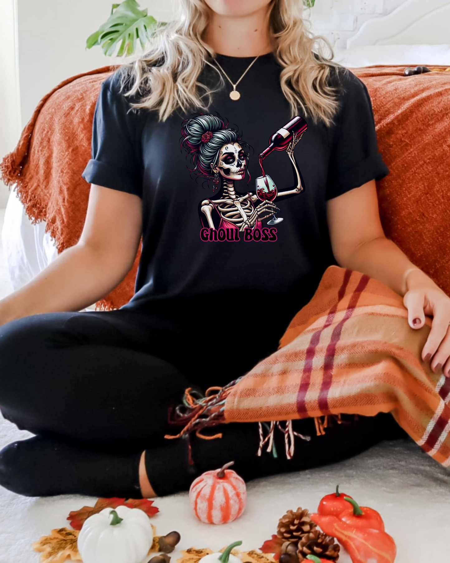 Ghoul Boss Tee - Unisex Jersey Short Sleeve T-Shirt, Halloween Apparel, Spooky Gift, Casual Fashion, Graphic Tees, Party Wear