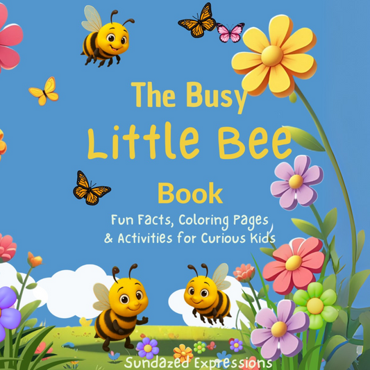 The Busy Little Bee Book – Printable Kids Activity Book (PDF Download)